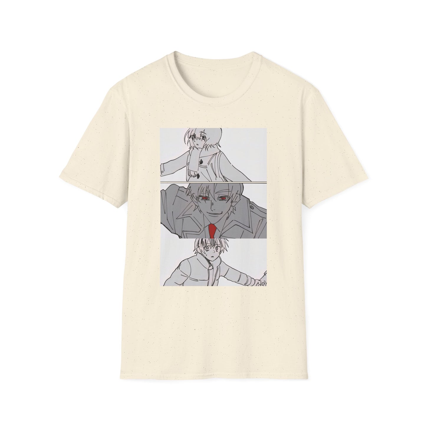 Artistic Unisex erased 2 T-Shirt - Graphic Tee for Anime Lovers, Casual Wear for Parties, Birthdays, and Comic Con