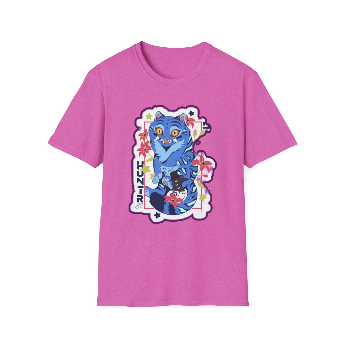 Whimsical Cartoon idol tiger 2 Graphic T-Shirt, Fun Unisex Tee for Kids and Teens, Perfect for Birthdays, Gifts, Casual Wear, Unique Playful Design
