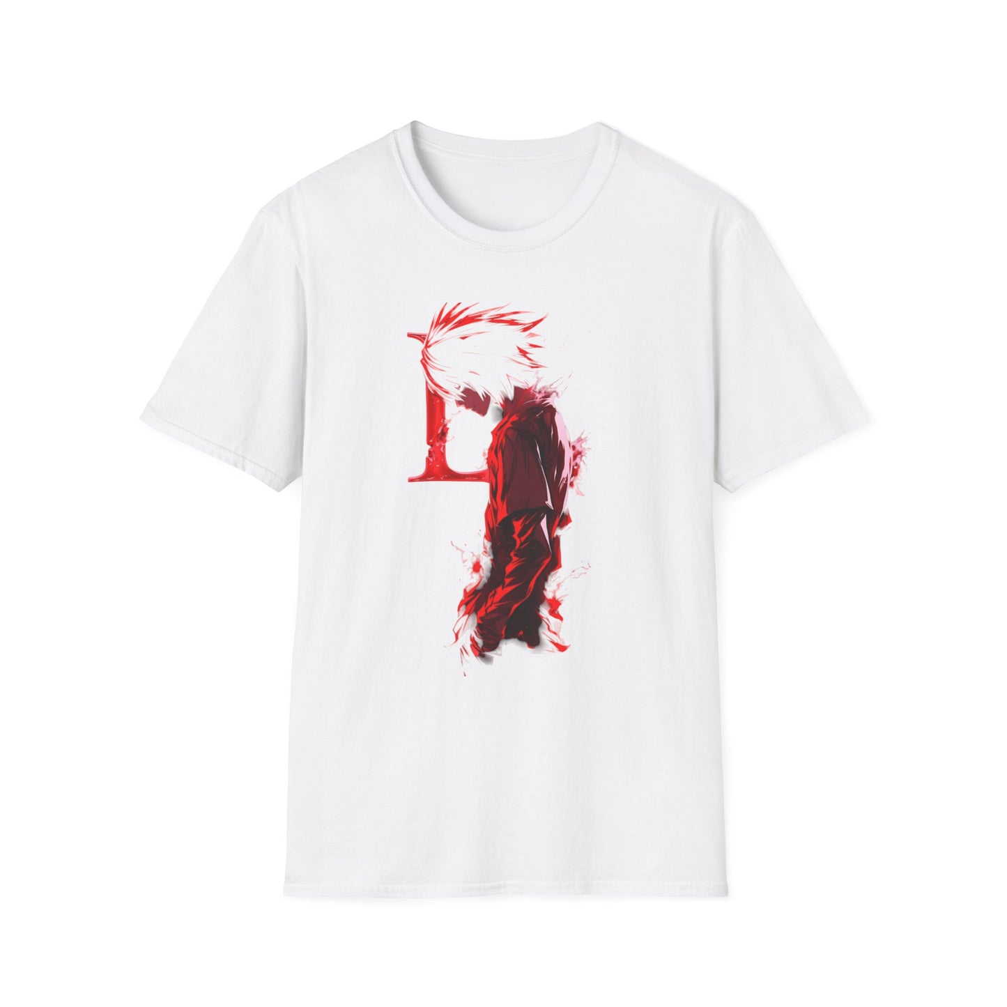 Dn Anime-Inspired Unisex Softstyle T-Shirt, Retro Anime Tee, Gifts for Otaku, Casual Wear, Unique Graphic Shirt