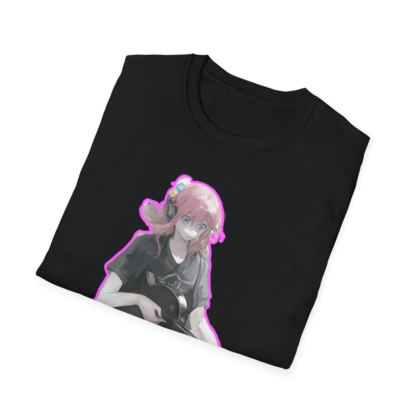 Cool Gamer Girl T-Shirt, Anime Tee, Unisex Softstyle Shirt for Game Lovers, Gift for Birthdays, Casual Wear, Fun Streetwear