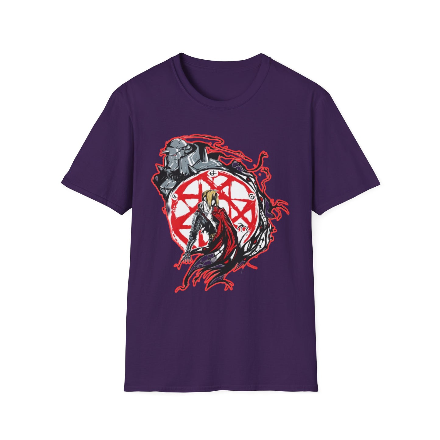 Unisex Graphic Tee fma - Vintage Norse Mythology Design, Casual Wear, Gift for Fans, Birthday, Everyday Style, Cosplay