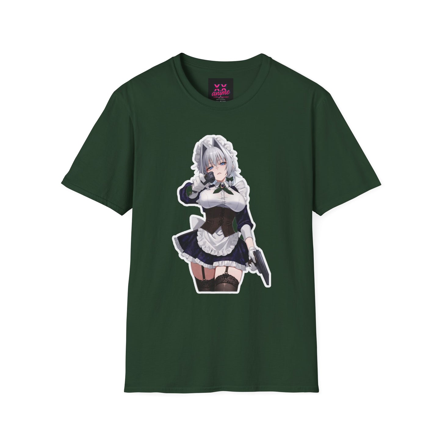 Anime-Inspired Unisex lewd gun T-Shirt - Fun, Playful Design, Perfect for Anime Lovers, Cosplay, Gifts, Casual Wear, and Conventions