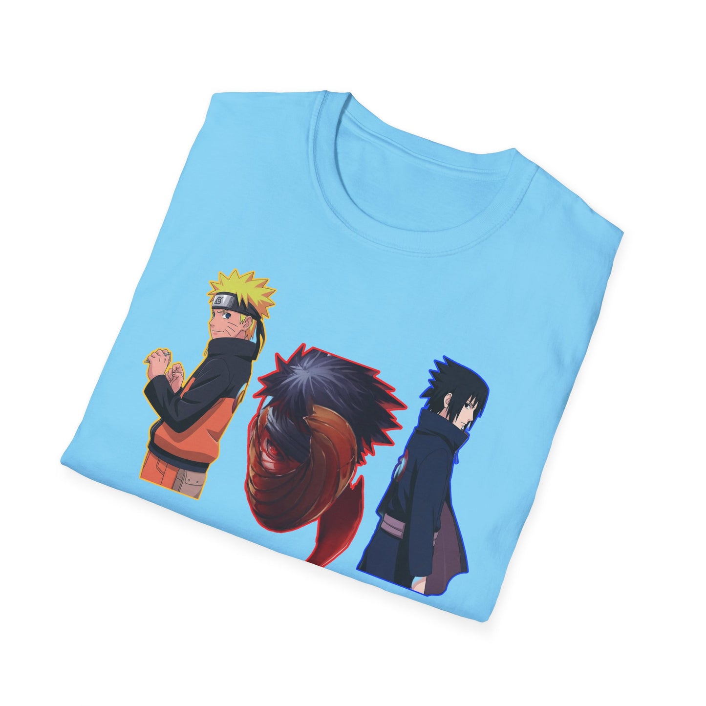 Anime-Inspired Naruto 5 Unisex Softstyle T-Shirt, Graphic Tee for Fans, Casual Wear, Gift for Birthdays, Cosplay, and Conventions