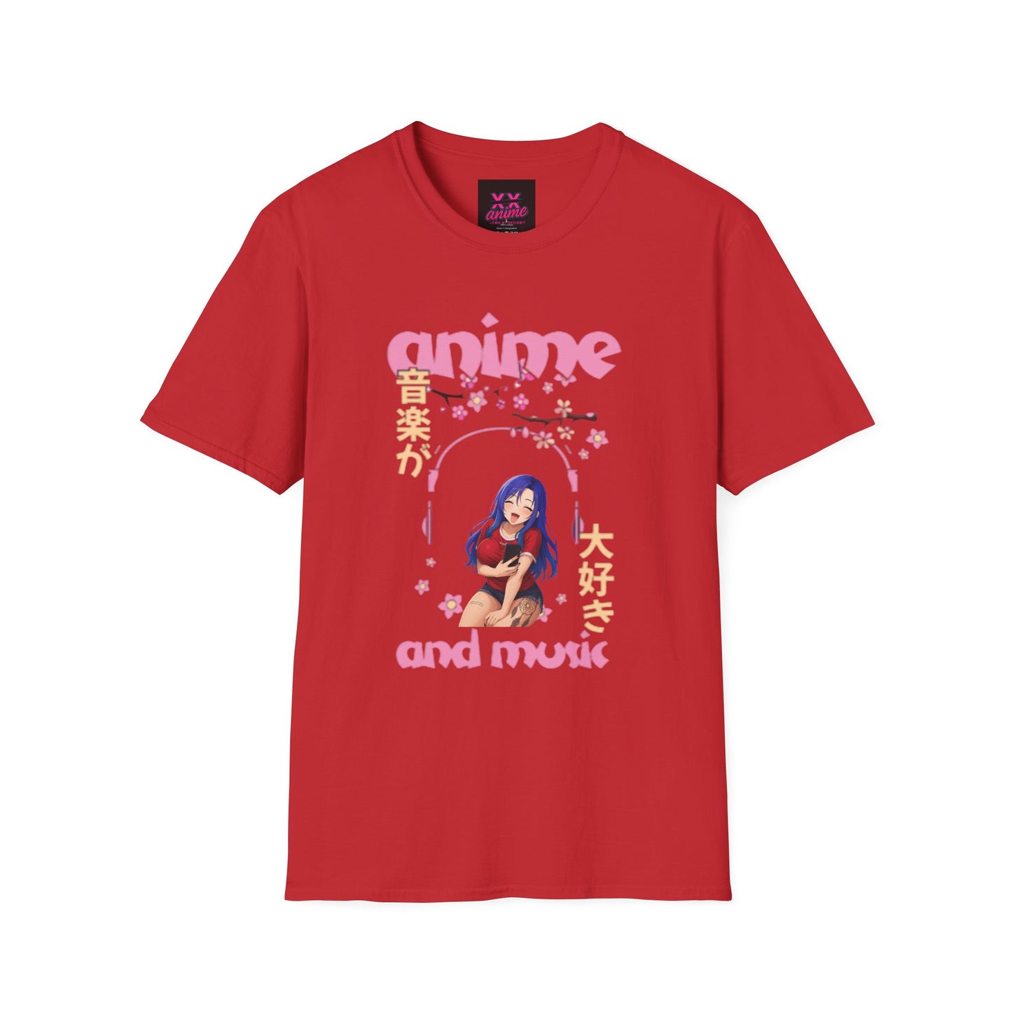 Anime Lover T-Shirt, Unisex Graphic Tee, Comfortable Casual Wear, Gift for Anime Fans, Unique Design for Conventions, Street Style Fashion
