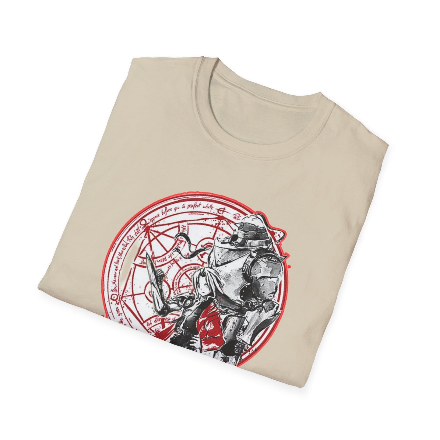 Unisex Graphic fma 2T-Shirt with Alchemist Design – Stylish Casual Wear, Anime Gift, Perfect for Fans, Everyday Comfort, Unique Gift Idea