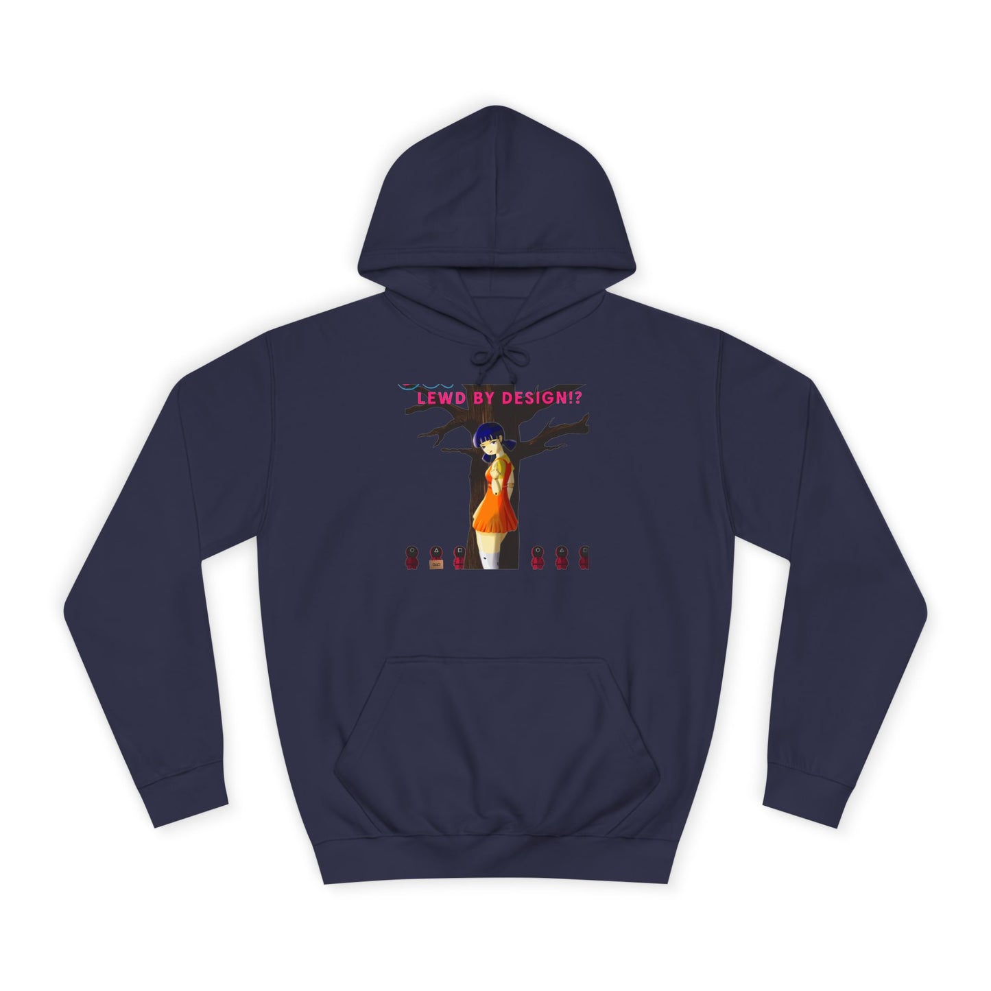 Trendy Anime College Hoodie, Cozy Unisex Sweatshirt, Perfect Gift for Students, Casual Streetwear, Unique Graphic Pullover