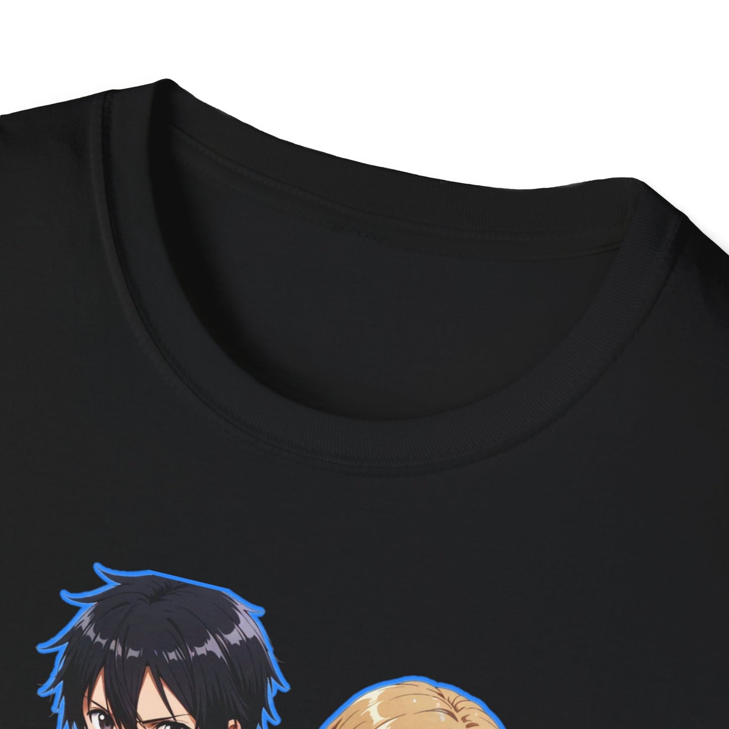 Anime-Inspired sao 10 Unisex Softstyle T-Shirt, Casual Wear, Gift for Otaku, Birthday Present, Soft Graphic Tee