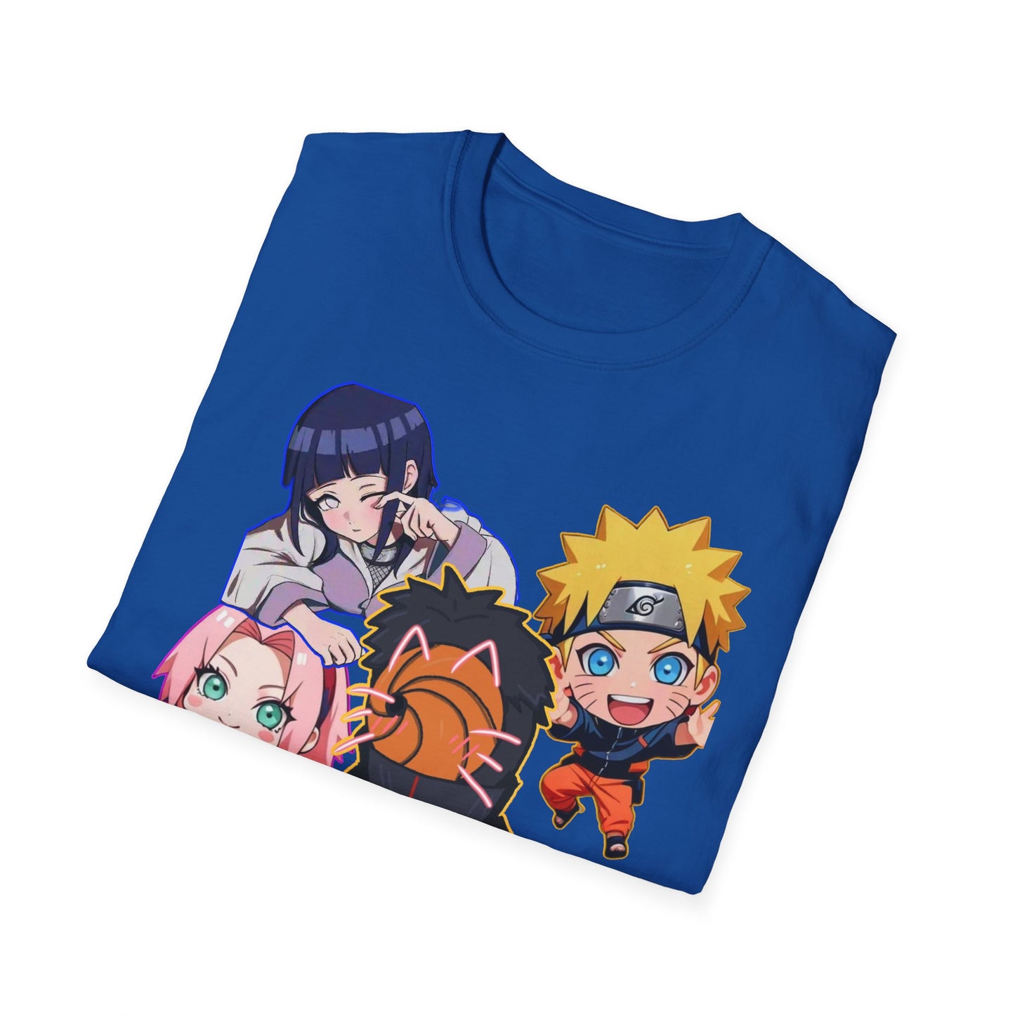 Anime Character Naruto 3T-Shirt, Softstyle Tee for Fans, Gift for Comic Lovers, Unisex Casual Shirt, Birthday Celebration Apparel, Otaku Fashion