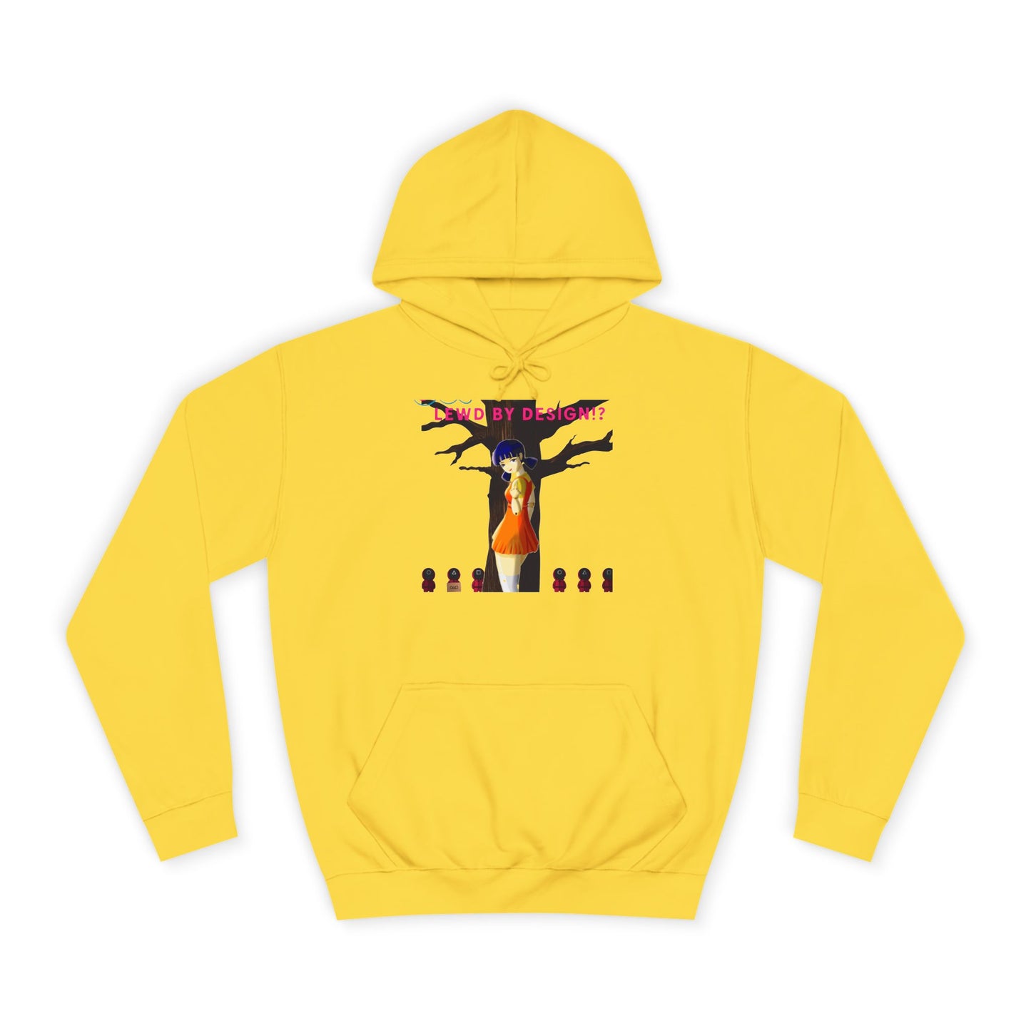 Trendy Anime College Hoodie, Cozy Unisex Sweatshirt, Perfect Gift for Students, Casual Streetwear, Unique Graphic Pullover