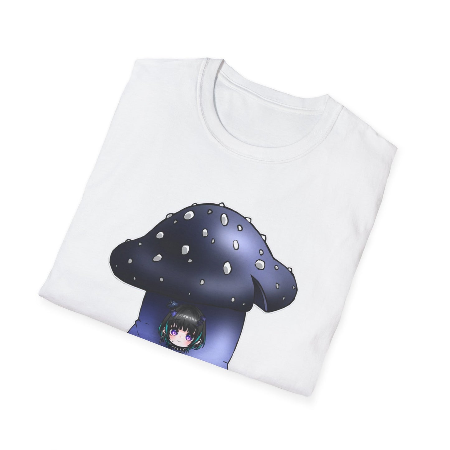 Whimsical Mushroom T-Shirt | Cute Graphic Tee, Softstyle Tee for Festivals, Gifts, Casual Wear, Unisex Apparel