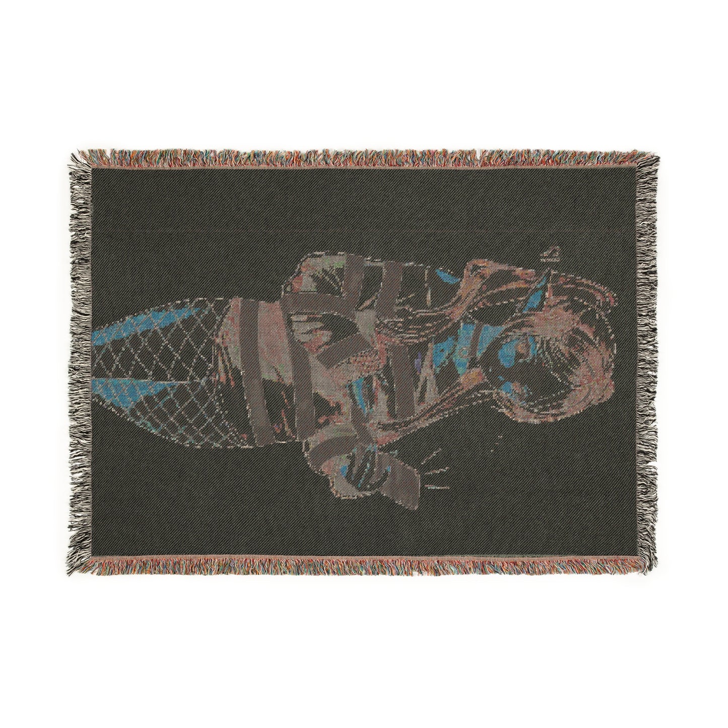 Cozy Woven Throw Blanket with Vibrant Character Design, Perfect for Home Decor, Gift for Anime Lovers, Festival Comfort