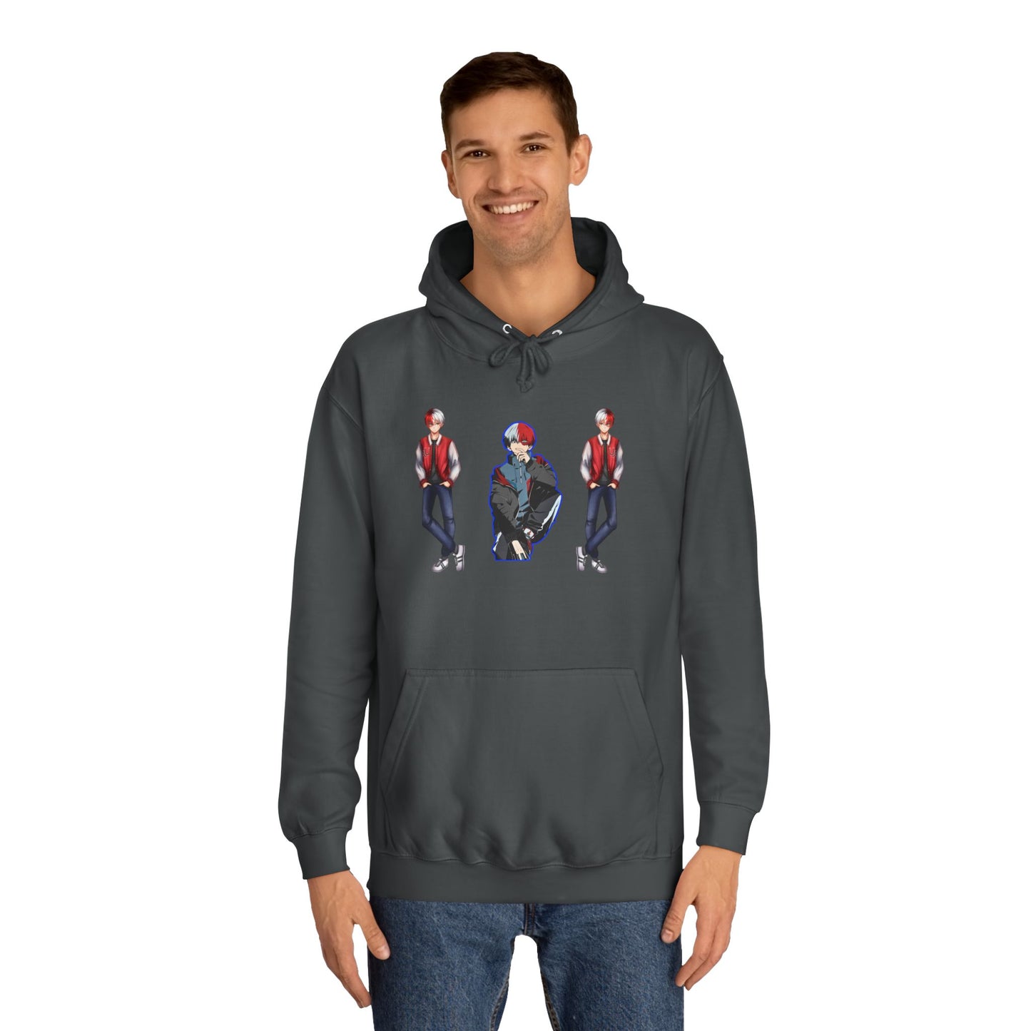 Hero school toto style Hoodie, Cozy Casual Wear, Gift for Students, Streetwear, Music Events, College Hoodie, Graphic Sweater