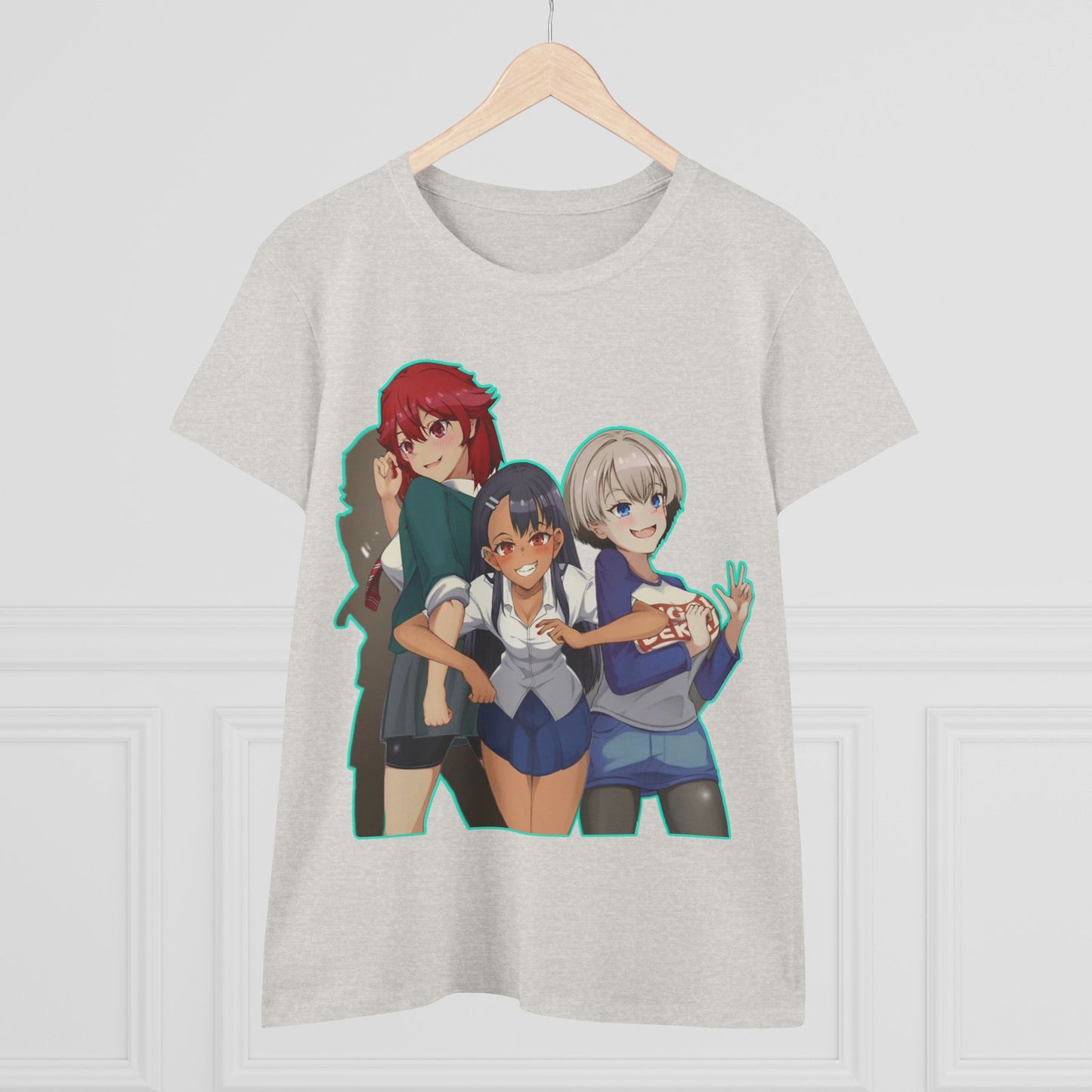 Anime-Inspired Tomo chan is a girl Women's Cotton Tee, Casual Graphic Shirt, Cosplay Tee, Gift for Anime Fans, Cute Manga Shirt