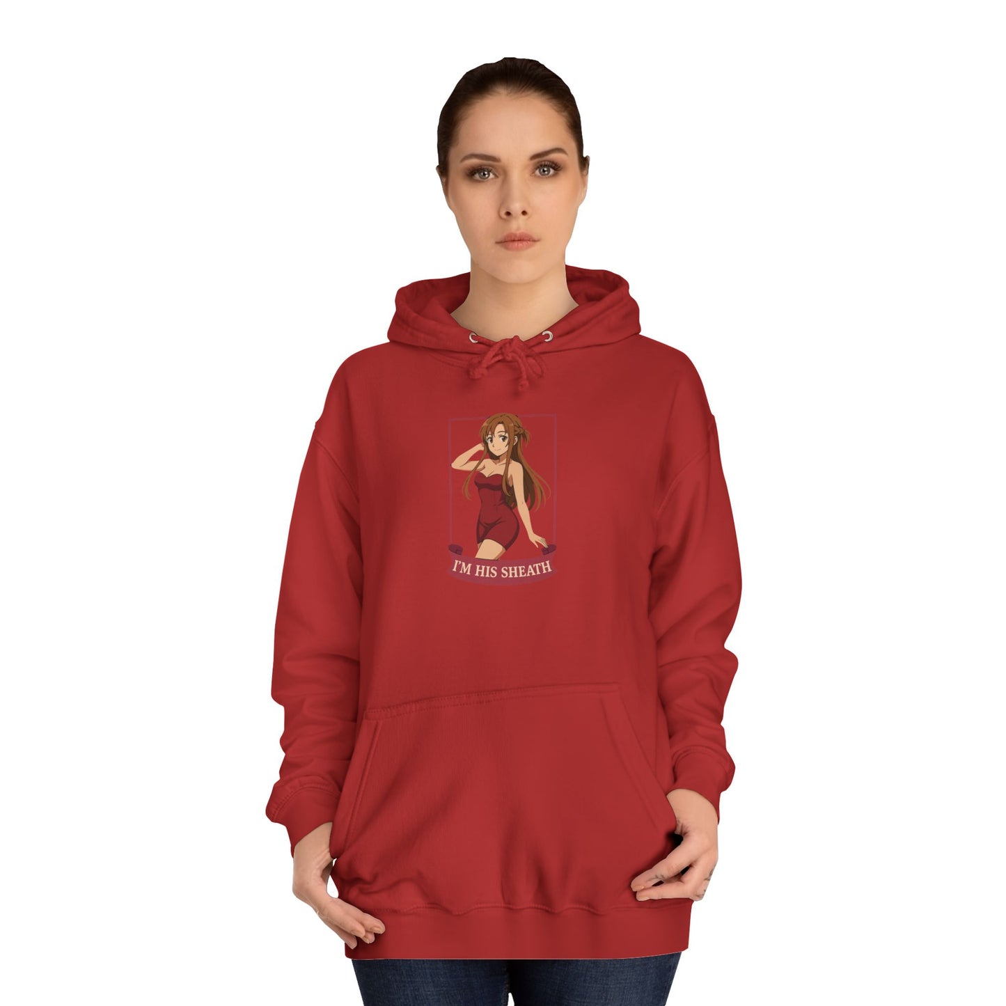 Anime-Inspired Unisex College Hoodie, Comfortable Casual Wear, Unique Graphic Sweatshirt, Trendy Gifts for Students, Streetwear Style
