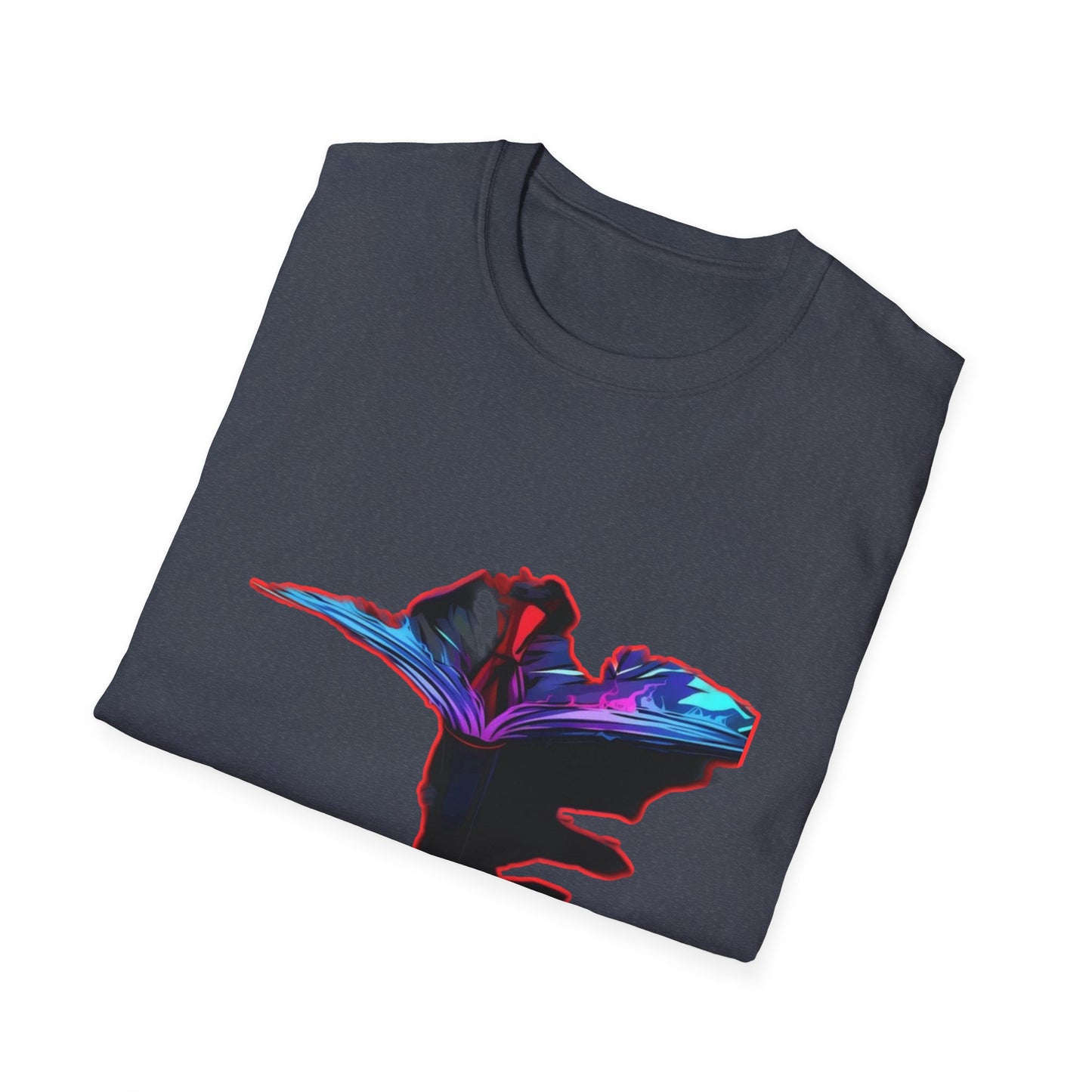 Dn Colorful Artistic Michigan Unisex Softstyle T-Shirt, Casual Wear, Unique Gift, Summer Outfit, Birthday Present, Art Lover's Tee