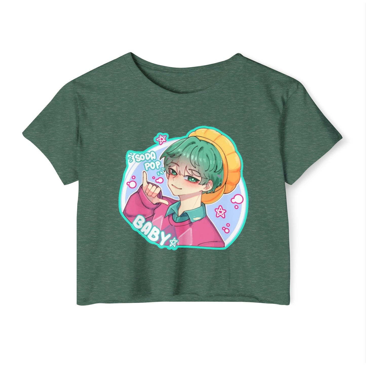 Cute Graphic kpop boys 3 Crop Top for Women, Festival Wear, Baby Pop Art Tee, Casual Summer Top, Gift for Music Lovers, Trendy Streetwear
