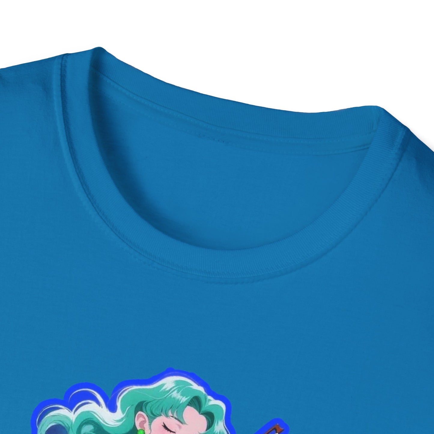 Enchanting Violinist sailor moon 7 Unisex Softstyle T-Shirt, Music Lover Gift, Casual Wear, Concert Tee, Artistic Apparel