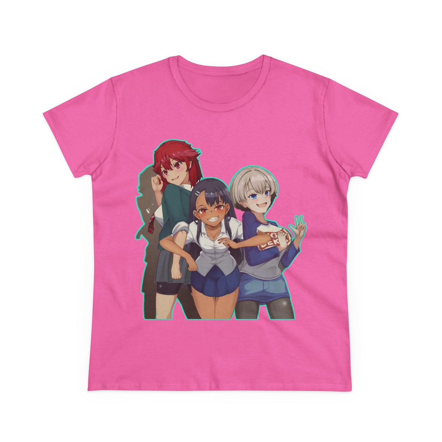 Anime-Inspired Tomo chan is a girl Women's Cotton Tee, Casual Graphic Shirt, Cosplay Tee, Gift for Anime Fans, Cute Manga Shirt