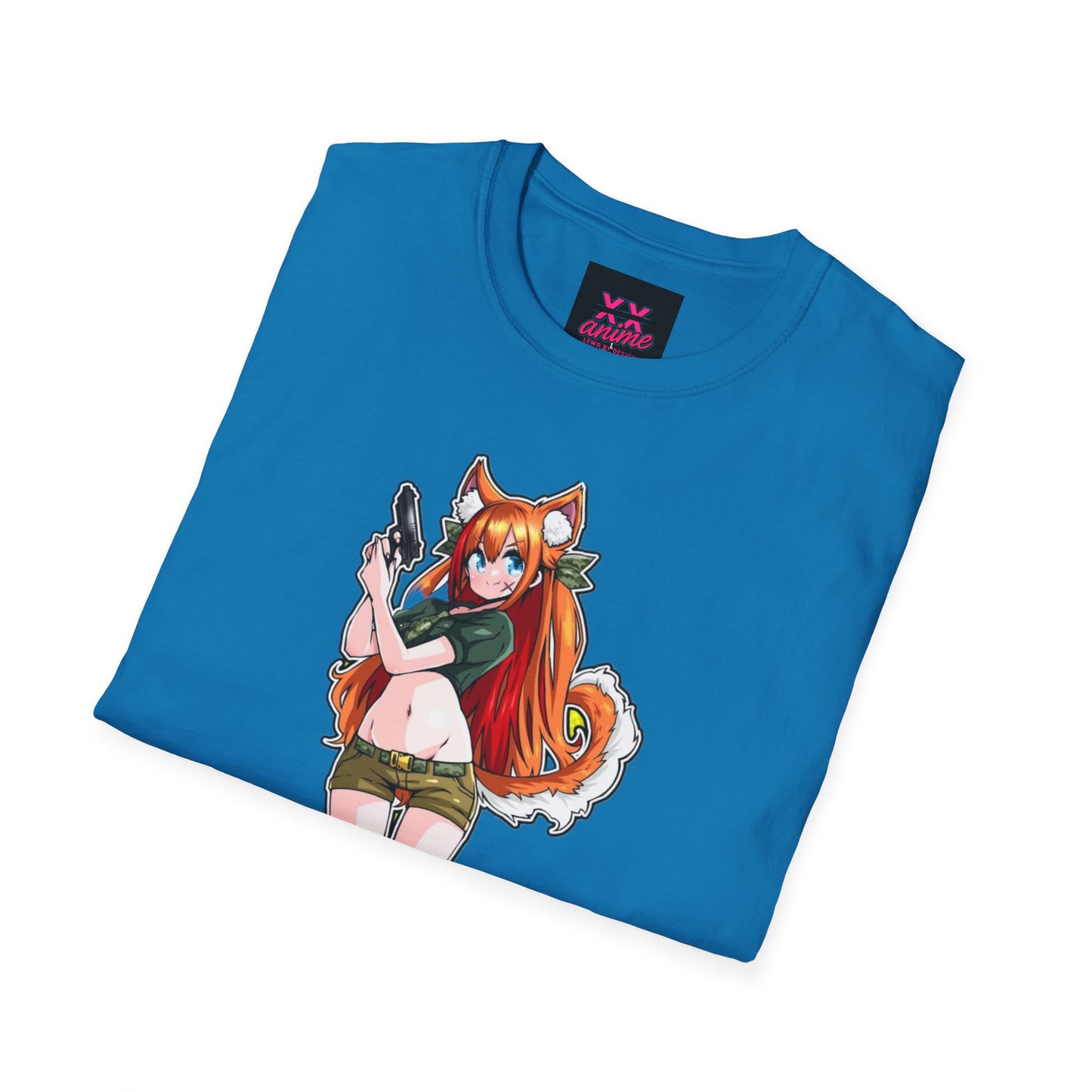 Anime lewd Graphic Tee, Casual Unisex T-Shirt, Trendy Character Shirt, Cute Gift for Anime Lovers, Streetwear for Fans
