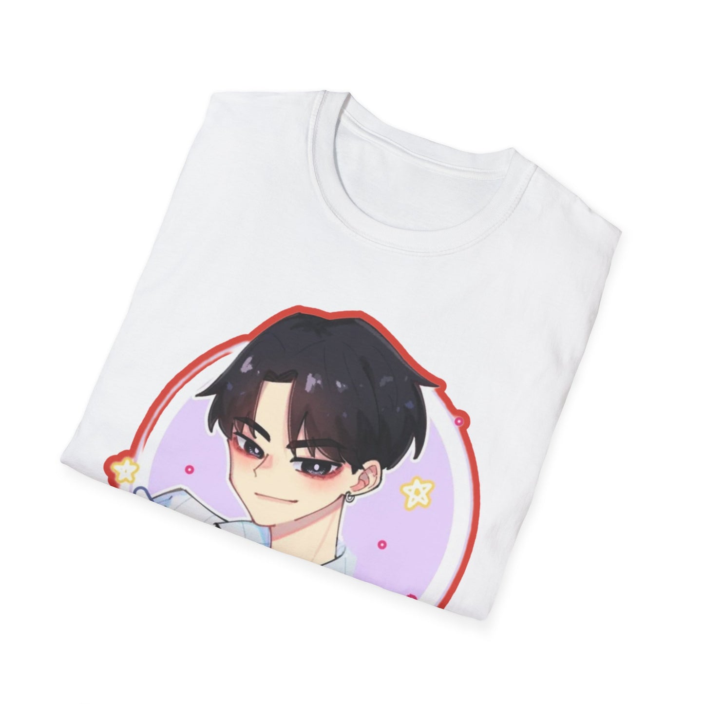 Anime Character kpop boy 2 T-Shirt, Cute Graphic Tee, Unisex Casual Wear, Gift for Teens, Kawaii Fashion, Birthday Present