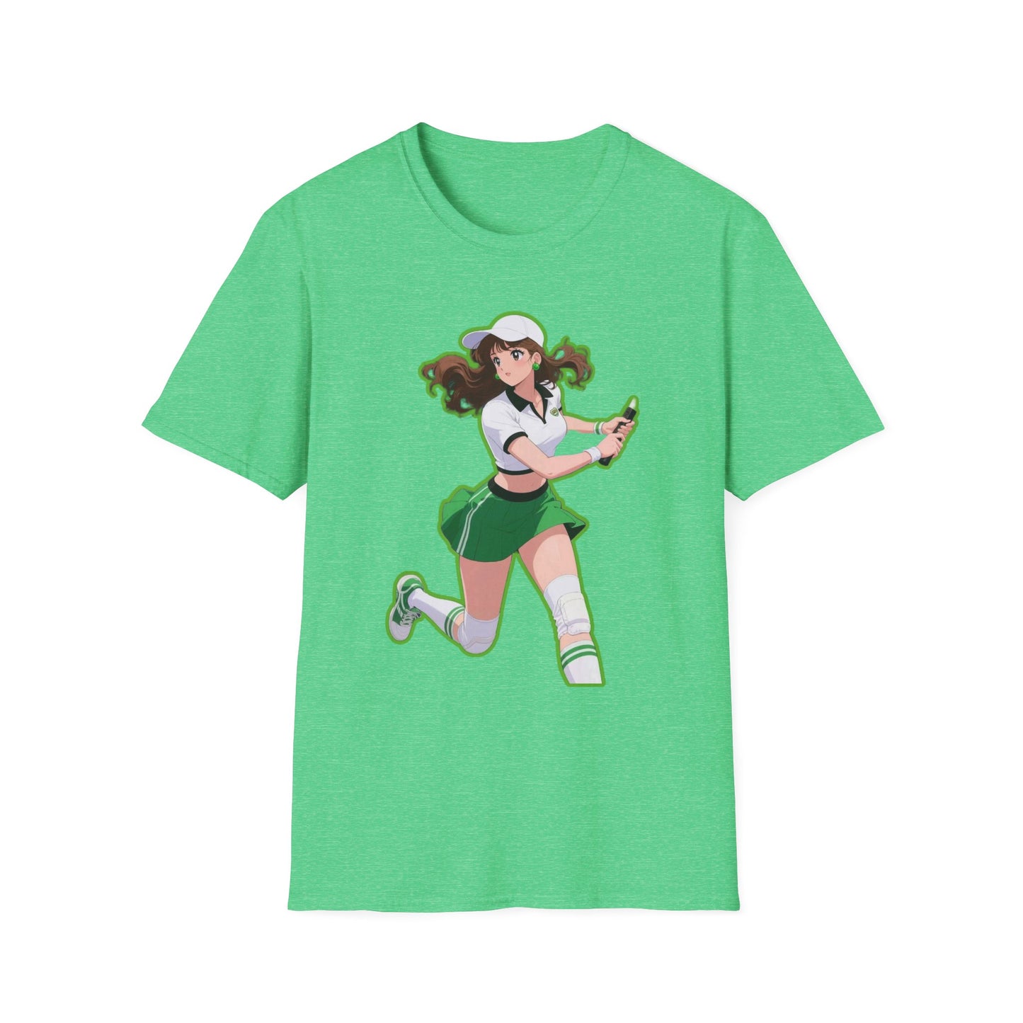 Playful Anime sailor moon 4 Character T-Shirt, Unisex Softstyle Tee, Casual Graphic Shirt, Gift for Anime Lovers, Fun Everyday Wear, Otaku Merchandise