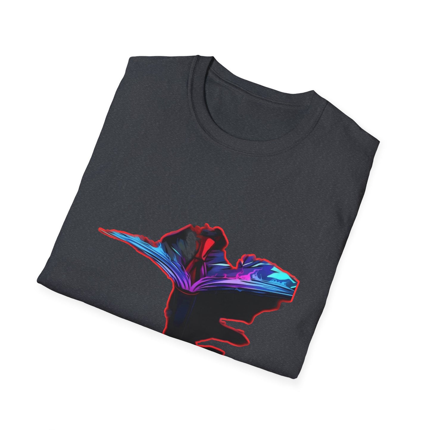 Dn Colorful Artistic Michigan Unisex Softstyle T-Shirt, Casual Wear, Unique Gift, Summer Outfit, Birthday Present, Art Lover's Tee