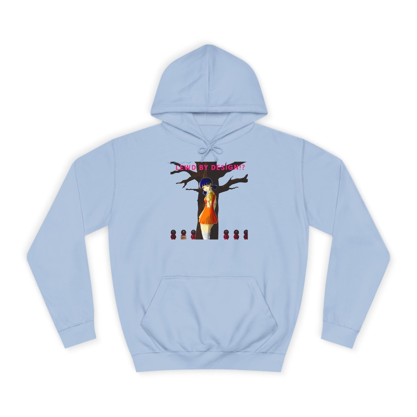 Trendy Anime College Hoodie, Cozy Unisex Sweatshirt, Perfect Gift for Students, Casual Streetwear, Unique Graphic Pullover