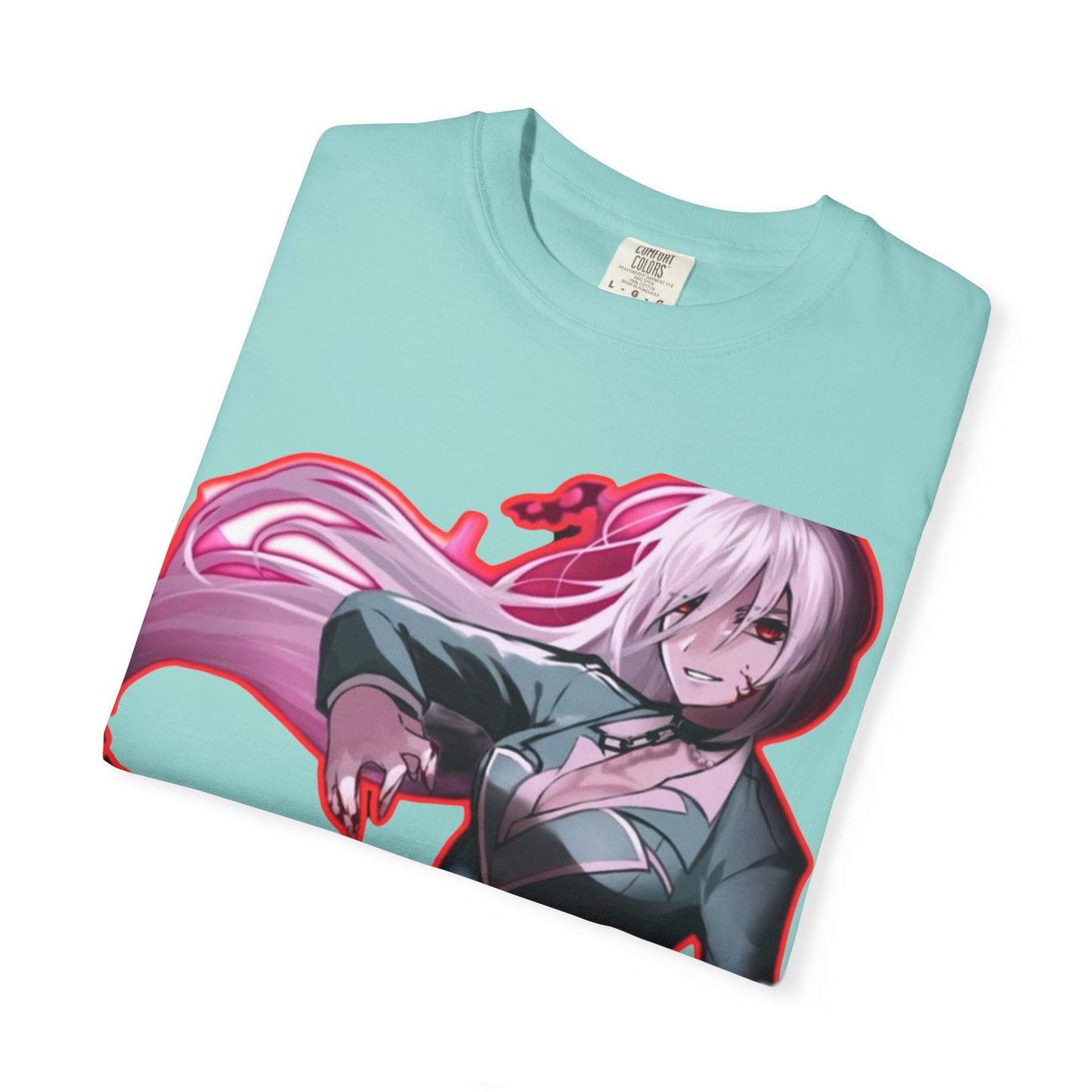 Anime-Themed T-Shirt Featuring Bold Artwork