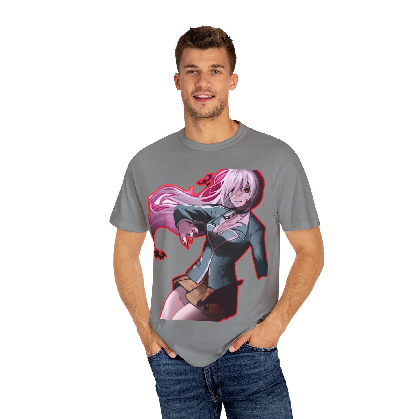 Anime-Themed T-Shirt Featuring Bold Artwork