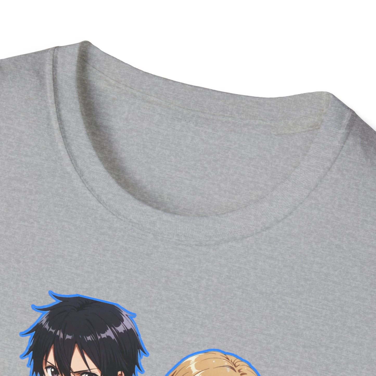 Anime-Inspired sao 10 Unisex Softstyle T-Shirt, Casual Wear, Gift for Otaku, Birthday Present, Soft Graphic Tee