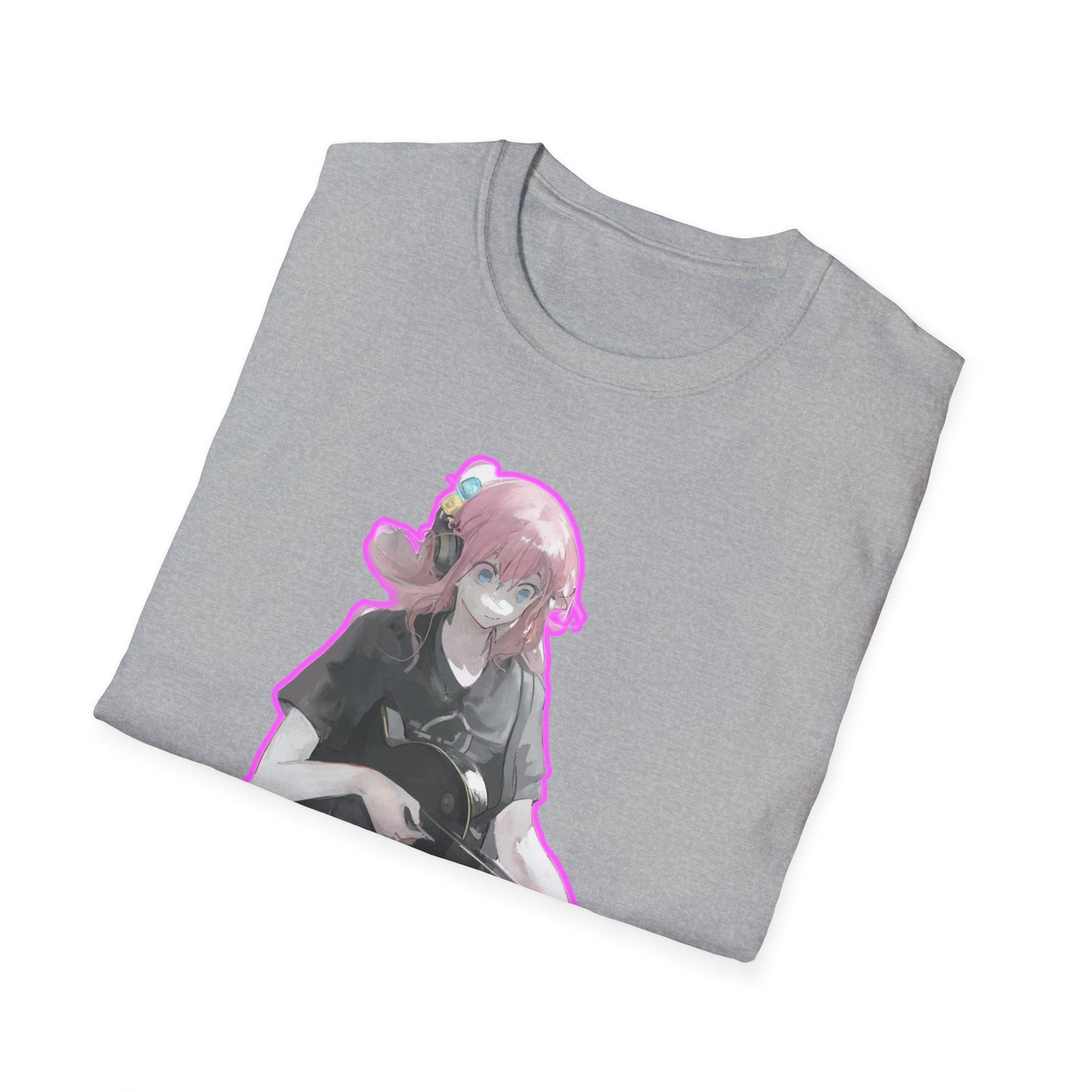 Cool Gamer Girl T-Shirt, Anime Tee, Unisex Softstyle Shirt for Game Lovers, Gift for Birthdays, Casual Wear, Fun Streetwear