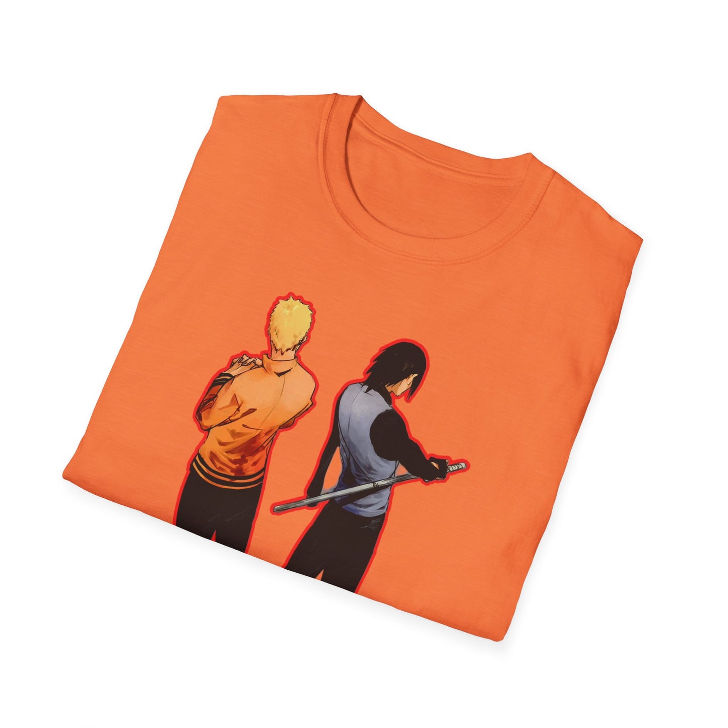Dynamic Duo Naruto Unisex T-Shirt, Casual Graphic Tee, Perfect Gift for Friends, Birthday Apparel, Fan Merchandise