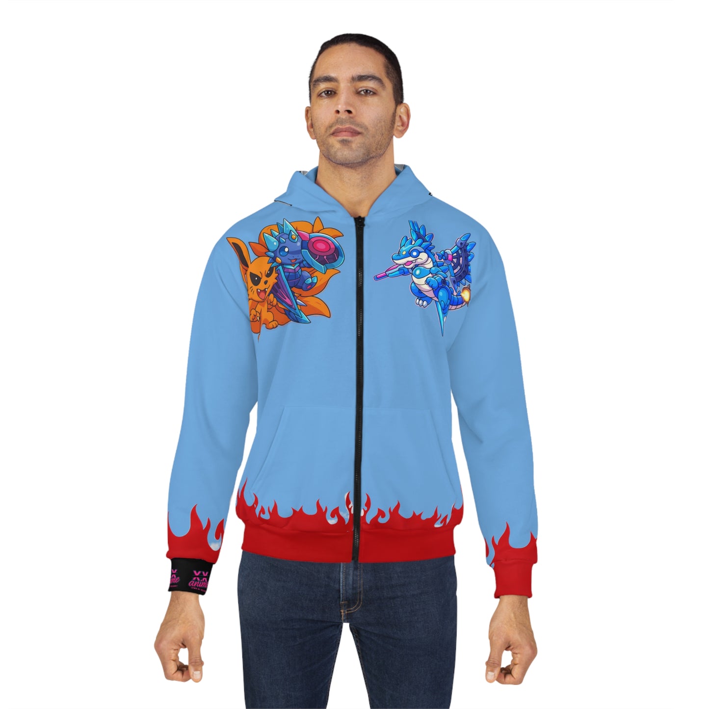 Drykage style Zip Hoodie version 2(AOP)