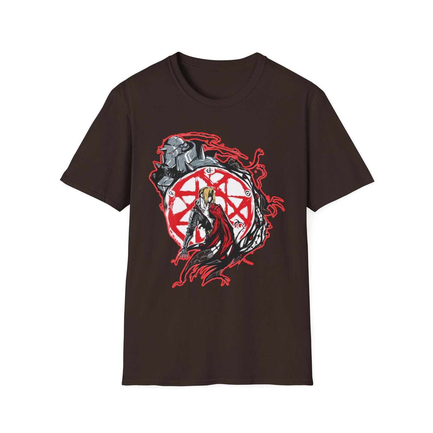 Unisex Graphic Tee fma - Vintage Norse Mythology Design, Casual Wear, Gift for Fans, Birthday, Everyday Style, Cosplay