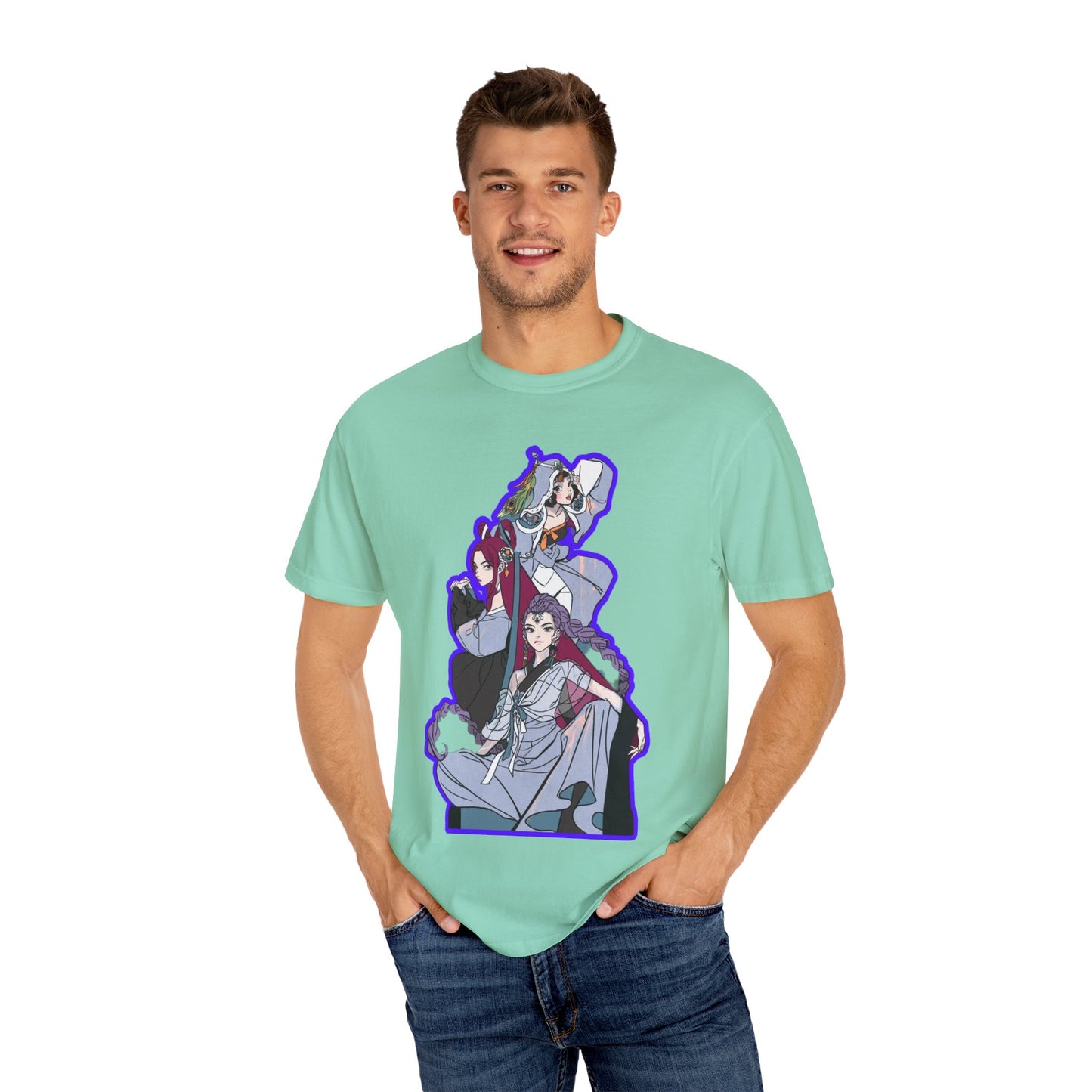 Anime-Inspired kpop Graphic Tee with Bold Text, Perfect for Fans of Japanese Culture, Casual Wear, Anime Conventions, Gift for Otaku