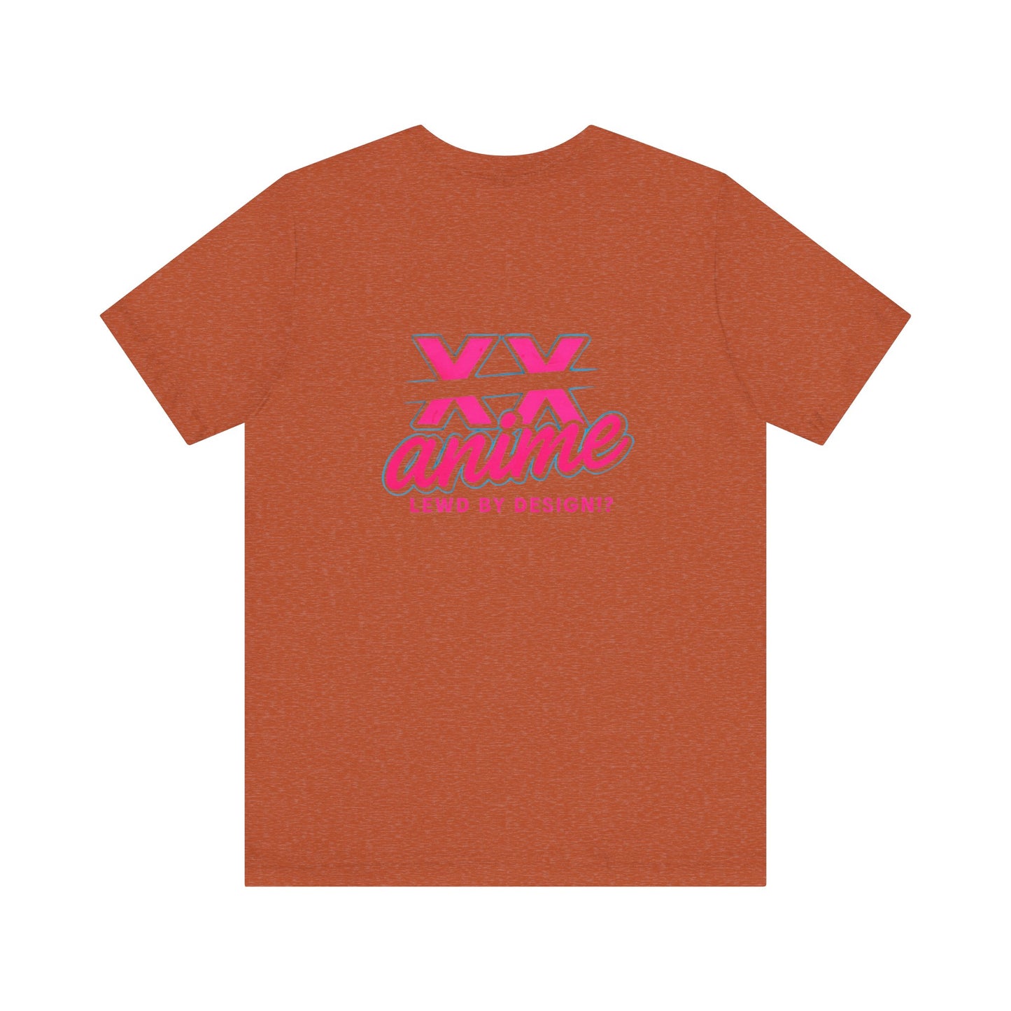 Lewd Anime-Themed Unisex Tee for Fans, Cute Graphic T-Shirt, Comfortable Everyday Wear, Perfect Gift for Anime Lovers, Stylish Casual Top