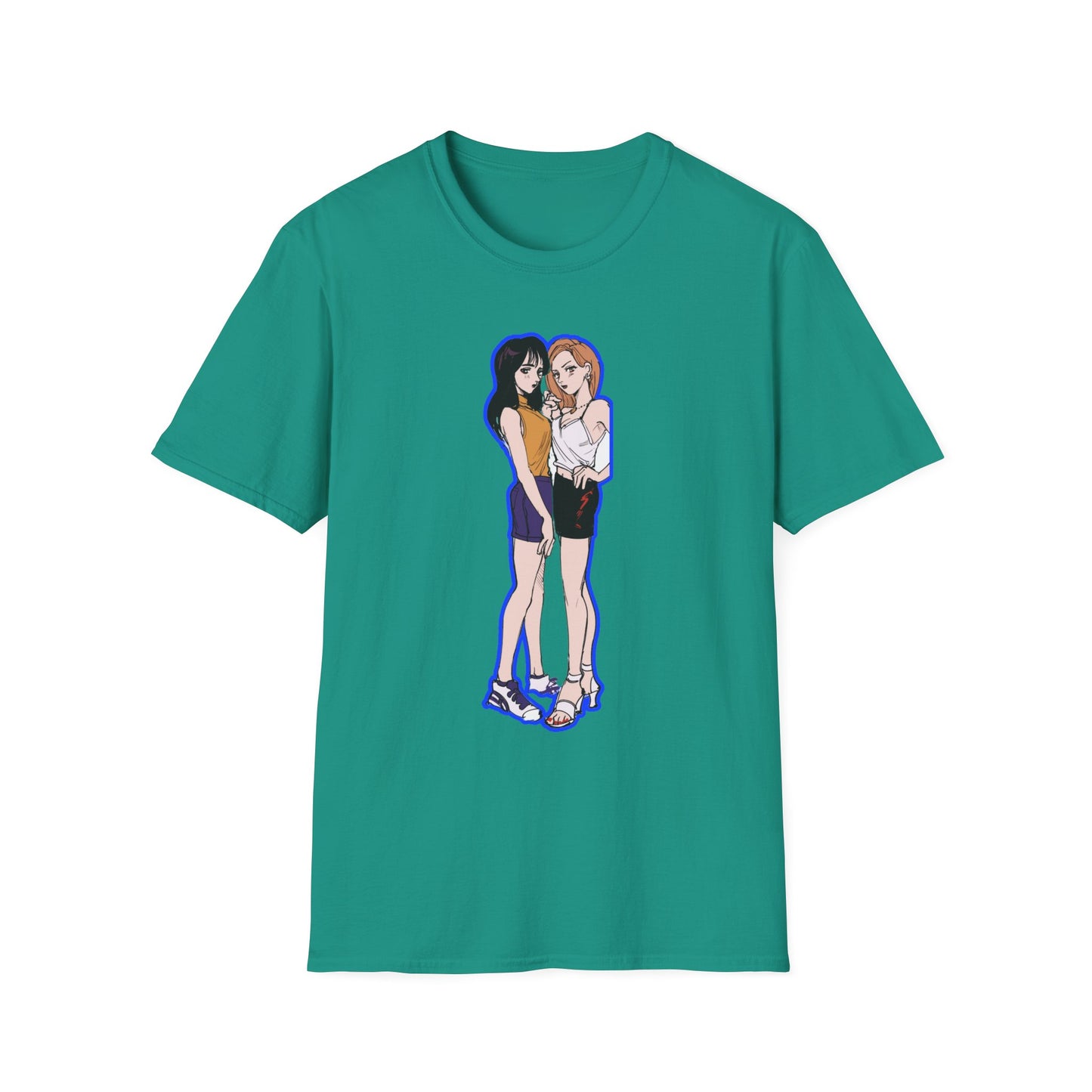 Trendy Graphic initial D 14 T-Shirt for Couples | Cute Relationship Gift | LGBTQ+ Pride | Casual Streetwear | Summer Vibes | Love Tees