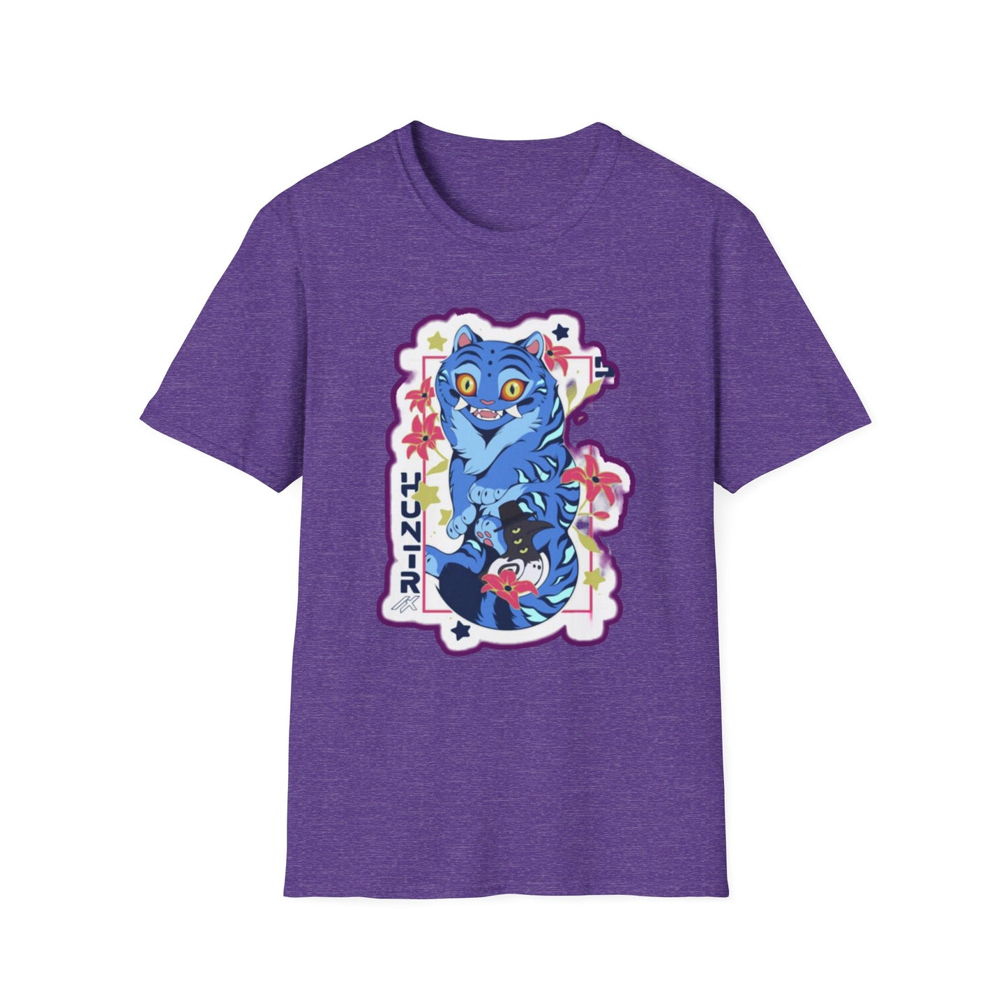 Whimsical Cartoon idol tiger 2 Graphic T-Shirt, Fun Unisex Tee for Kids and Teens, Perfect for Birthdays, Gifts, Casual Wear, Unique Playful Design