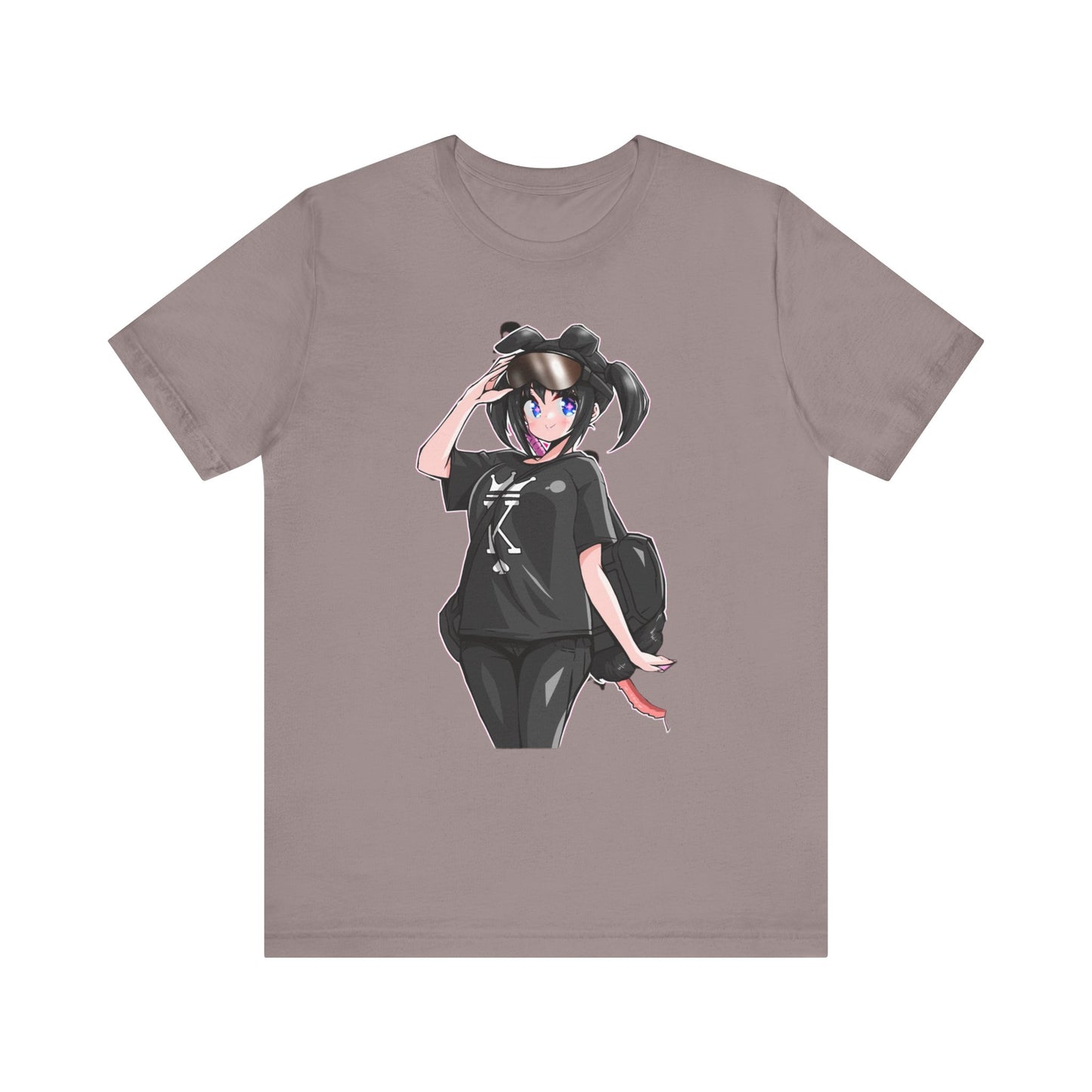 Lewd Anime-Themed Unisex Tee for Fans, Cute Graphic T-Shirt, Comfortable Everyday Wear, Perfect Gift for Anime Lovers, Stylish Casual Top