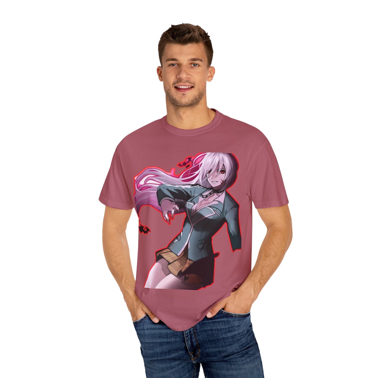Anime-Themed T-Shirt Featuring Bold Artwork