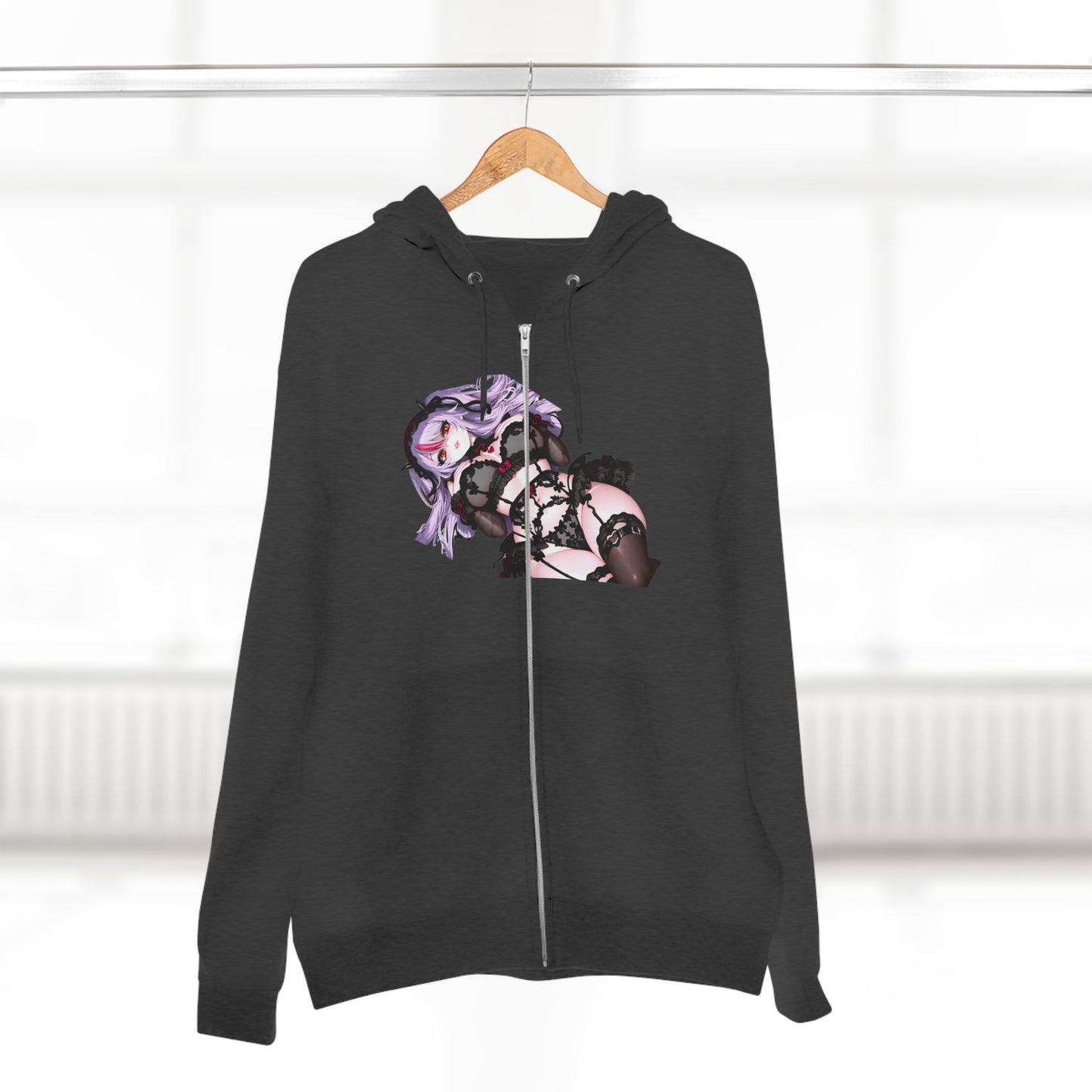 Anime-Inspired Unisex Zip Hoodie - Perfect for Fans, Anime Lovers, Cosplay, or Casual Wear, Gifts for Birthdays and Conventions