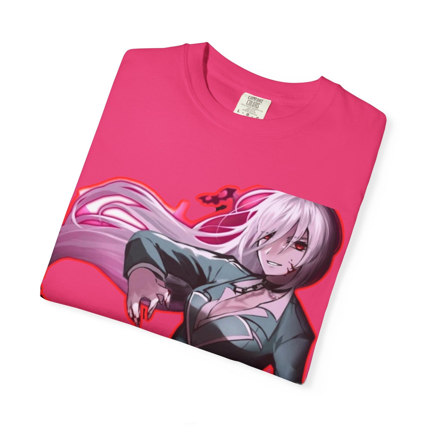 Anime-Themed T-Shirt Featuring Bold Artwork