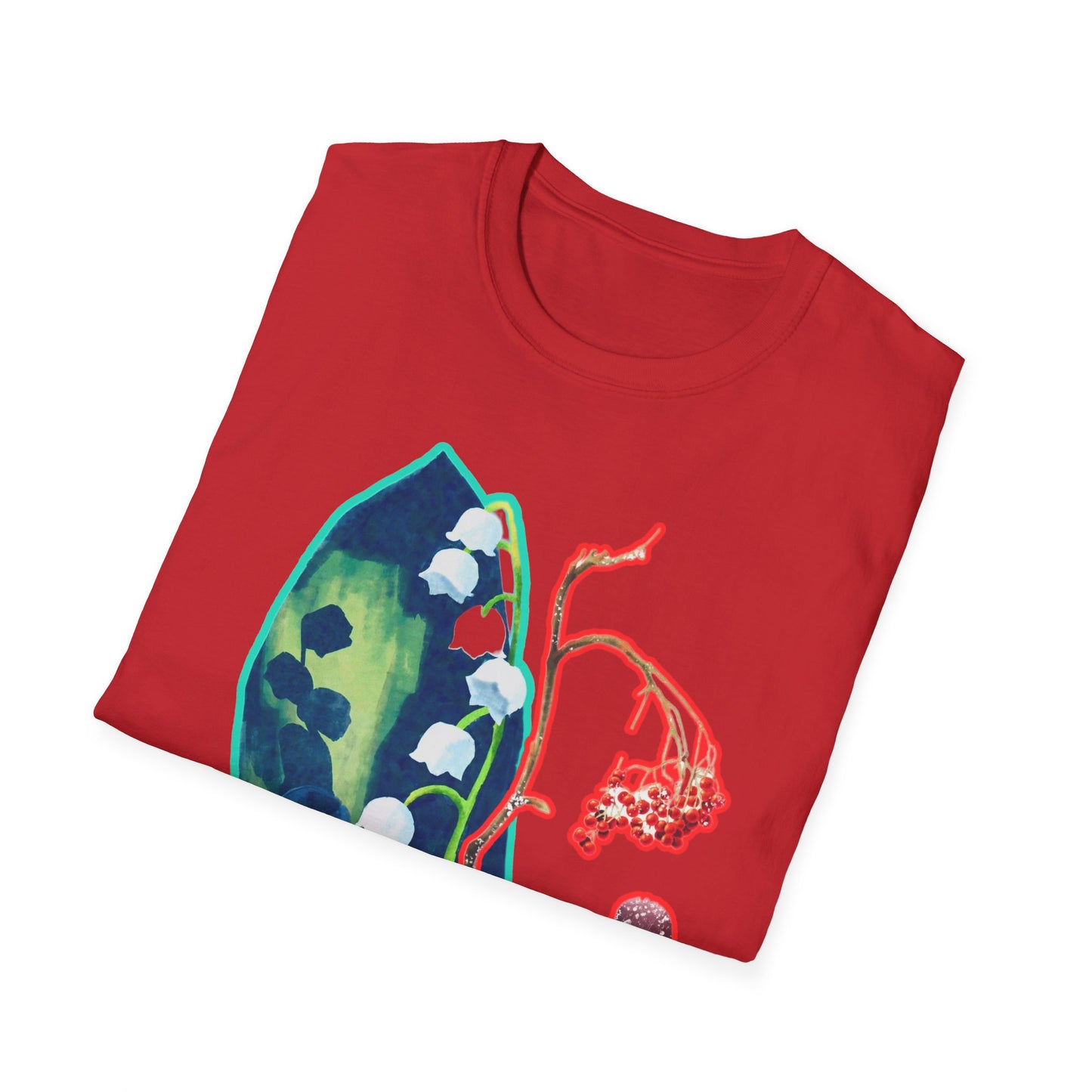 Artistic Unisex erased 5 Softstyle T-Shirt | Unique Graphic Tee, Gift for Art Lovers, Trendy Fashion, Everyday Wear, Creative Style