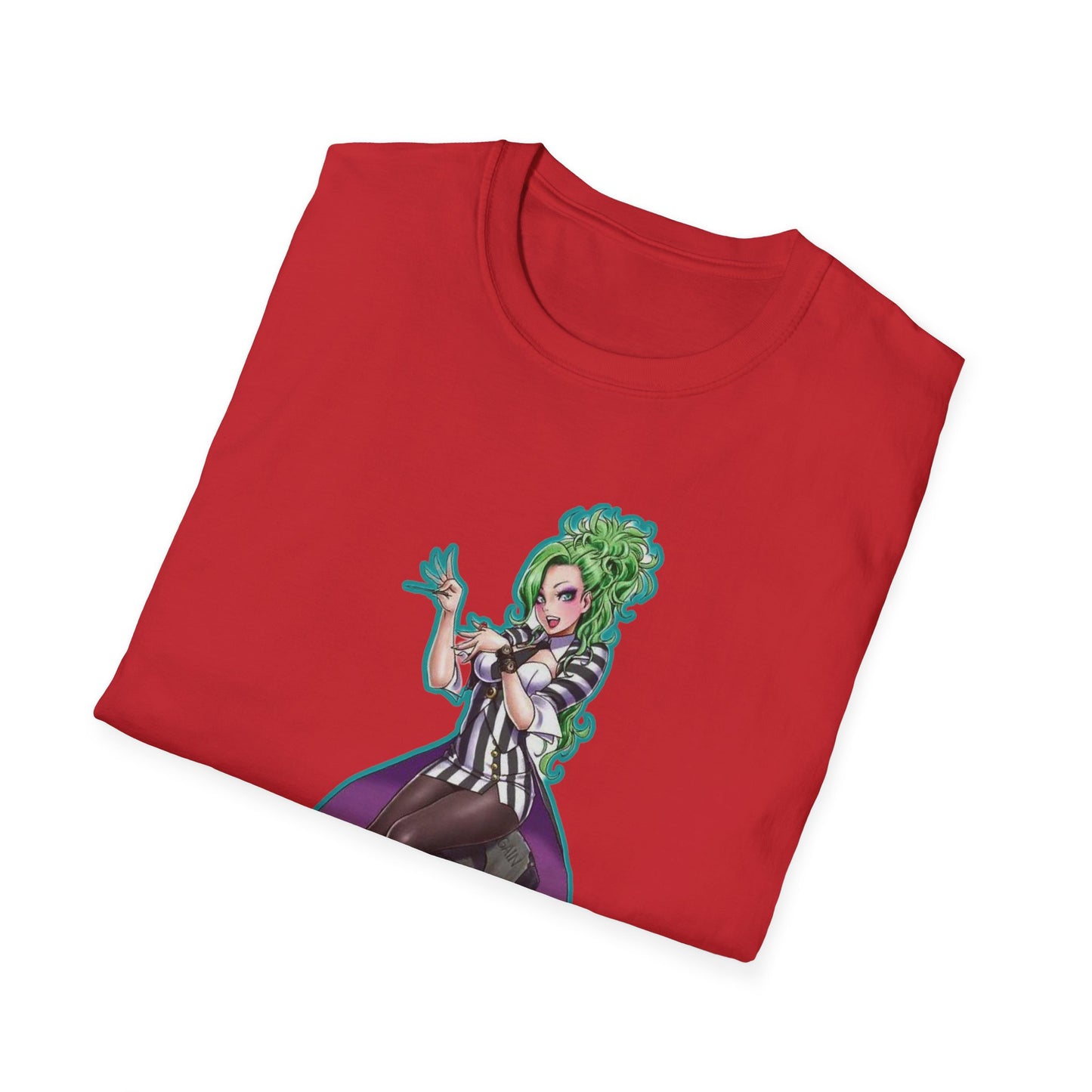 Anime-Inspired spooky season masters of horror 4Unisex Softstyle T-Shirt, Unique Graphic Tee, Casual Wear, Gift for Anime Lovers, Trendy Fashion