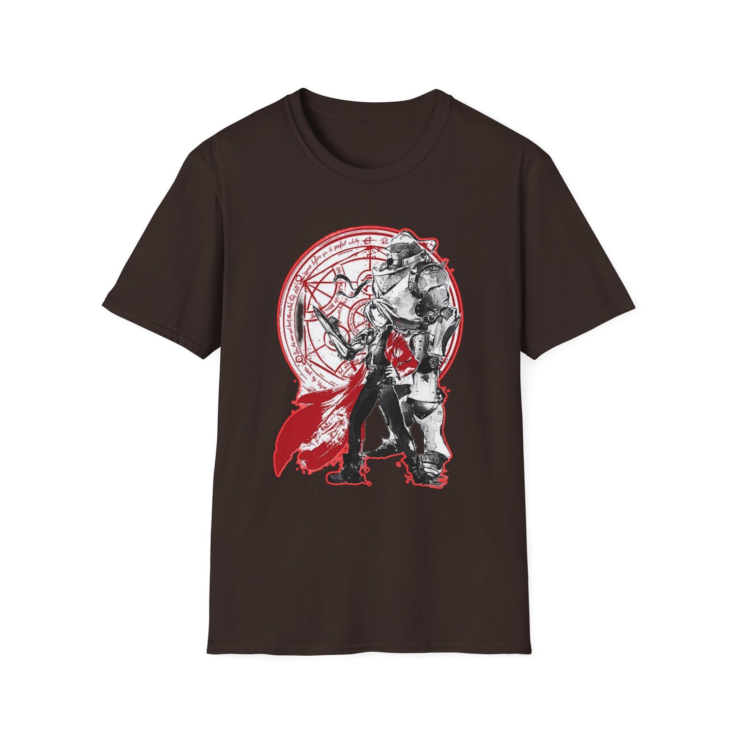 Unisex Graphic fma 2T-Shirt with Alchemist Design – Stylish Casual Wear, Anime Gift, Perfect for Fans, Everyday Comfort, Unique Gift Idea
