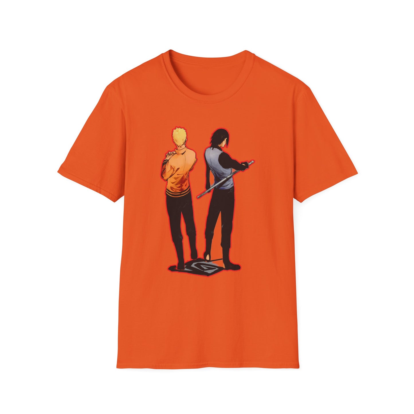 Dynamic Duo Naruto Unisex T-Shirt, Casual Graphic Tee, Perfect Gift for Friends, Birthday Apparel, Fan Merchandise