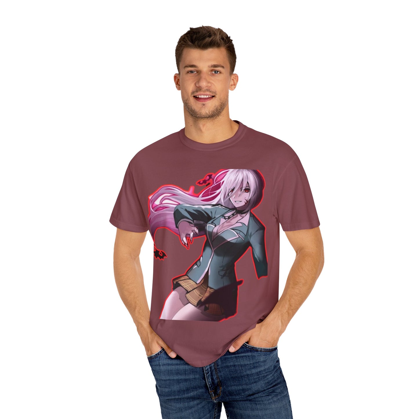 Anime-Themed T-Shirt Featuring Bold Artwork