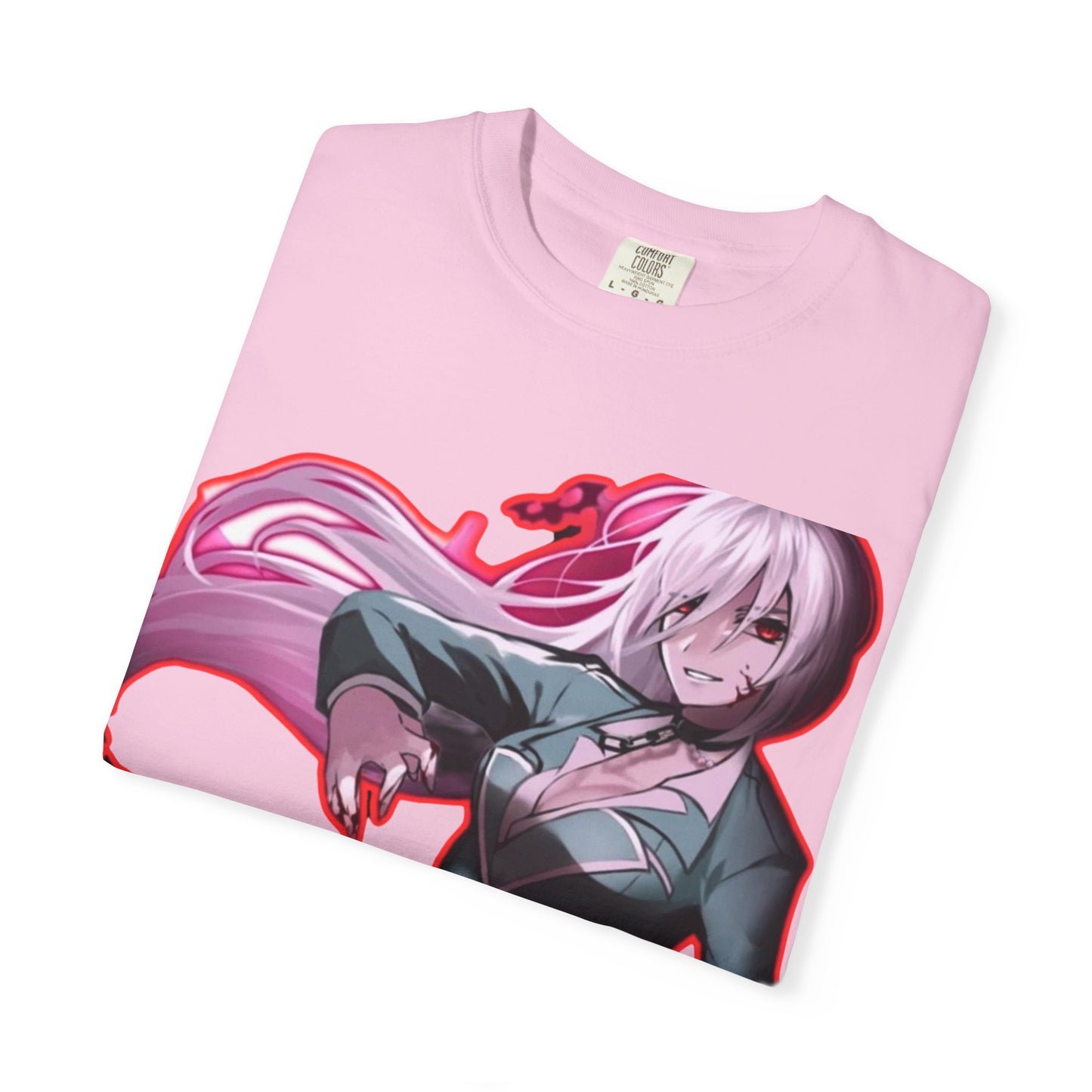 Anime-Themed T-Shirt Featuring Bold Artwork