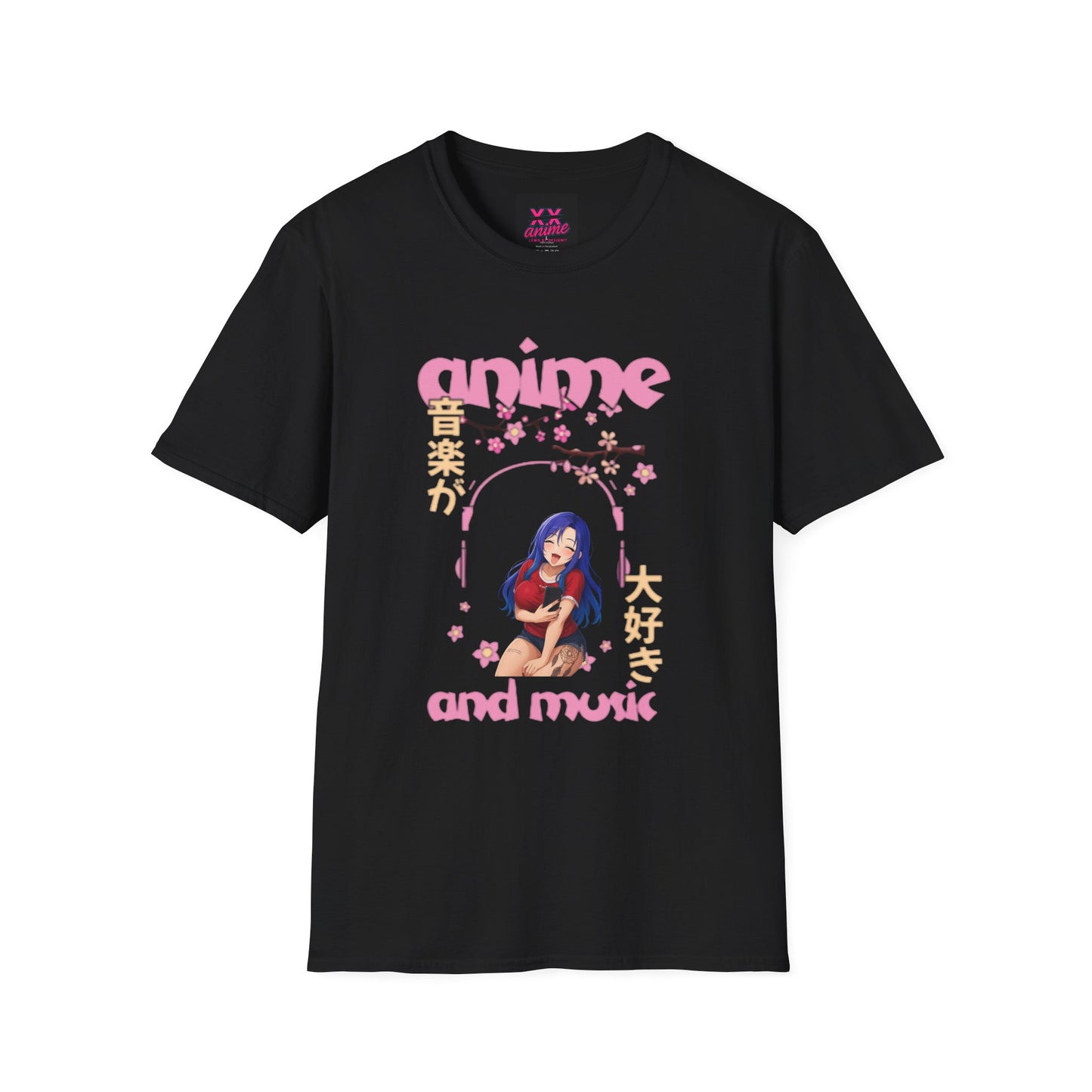 Anime Lover T-Shirt, Unisex Graphic Tee, Comfortable Casual Wear, Gift for Anime Fans, Unique Design for Conventions, Street Style Fashion