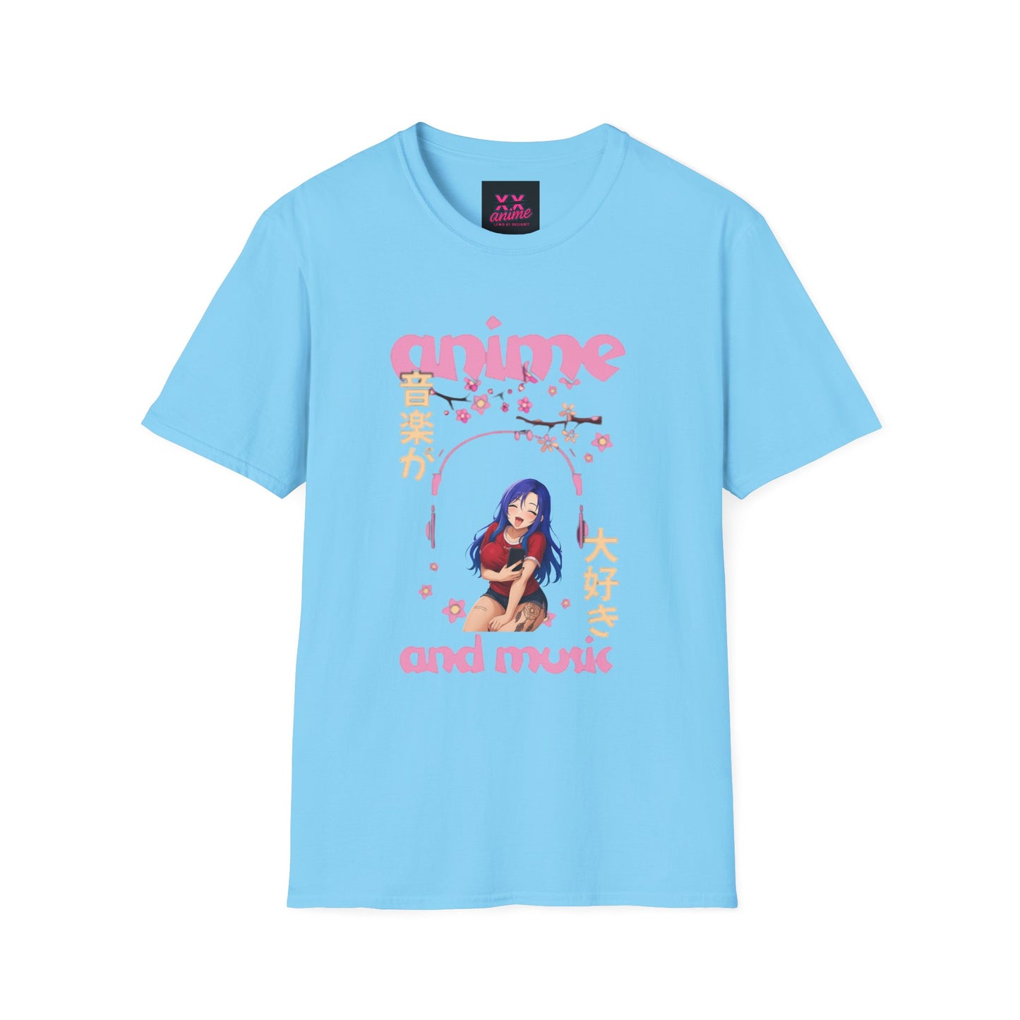 Anime Lover T-Shirt, Unisex Graphic Tee, Comfortable Casual Wear, Gift for Anime Fans, Unique Design for Conventions, Street Style Fashion